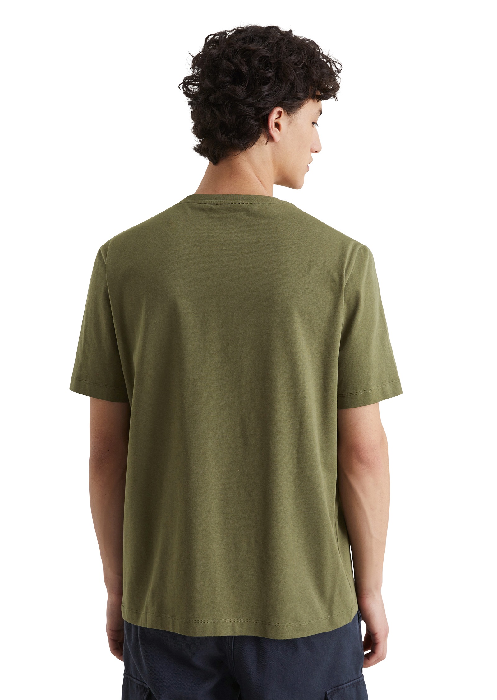 Marc OPolo DENIM T-Shirt Ein dezenter Logo-Print auf der Brust günstig online kaufen