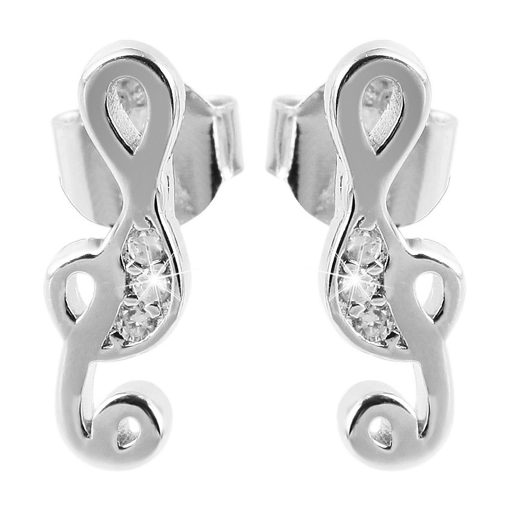 Adelia´s Paar Ohrhänger »Damen Ohrringe – Ohrstecker aus 925 Silber mit Zirkonia« Perfekt als Geschenk zum einen besonderen Tag