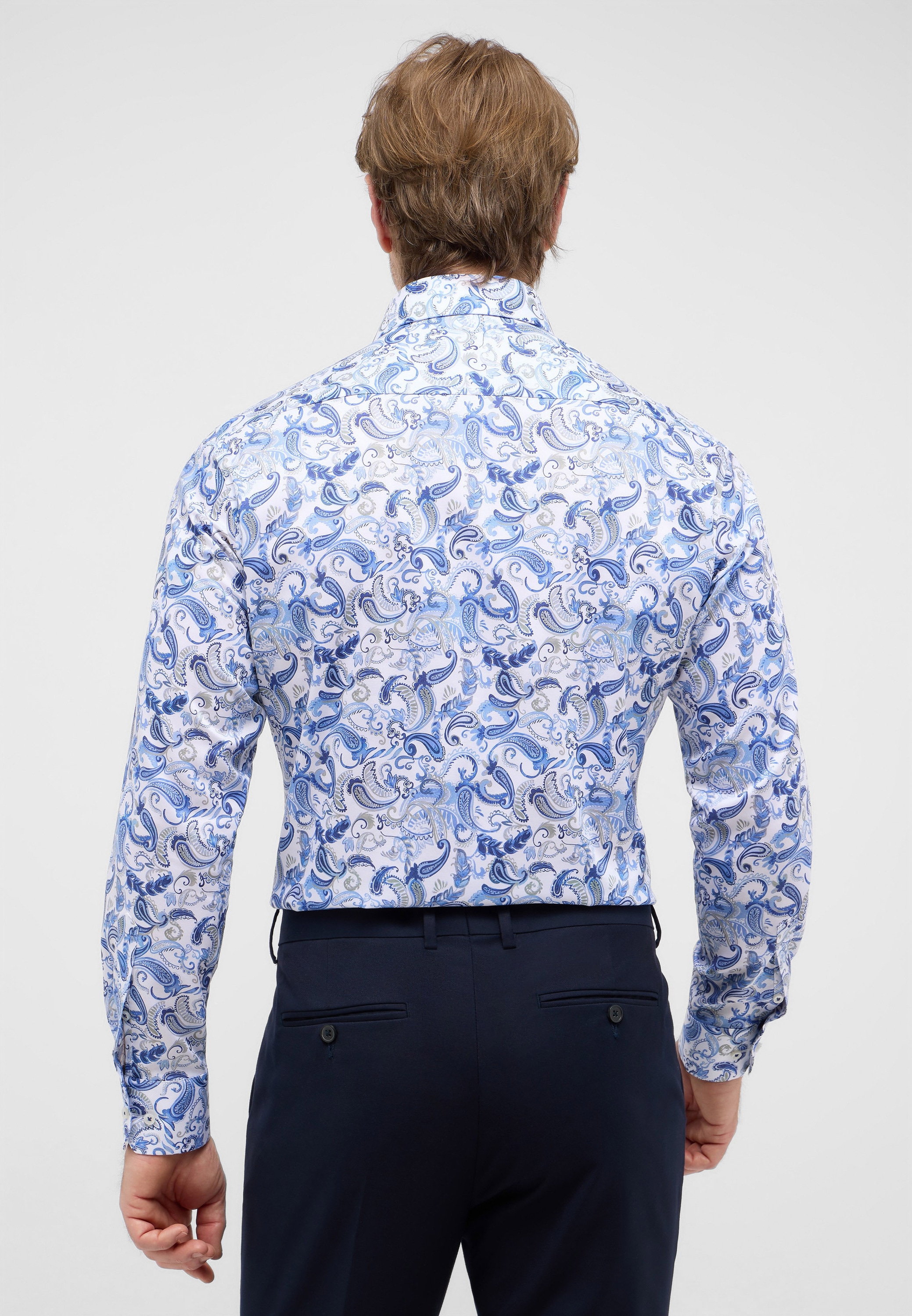 Eterna Langarmhemd »MODERN FIT«, NON IRON (bügelfrei)