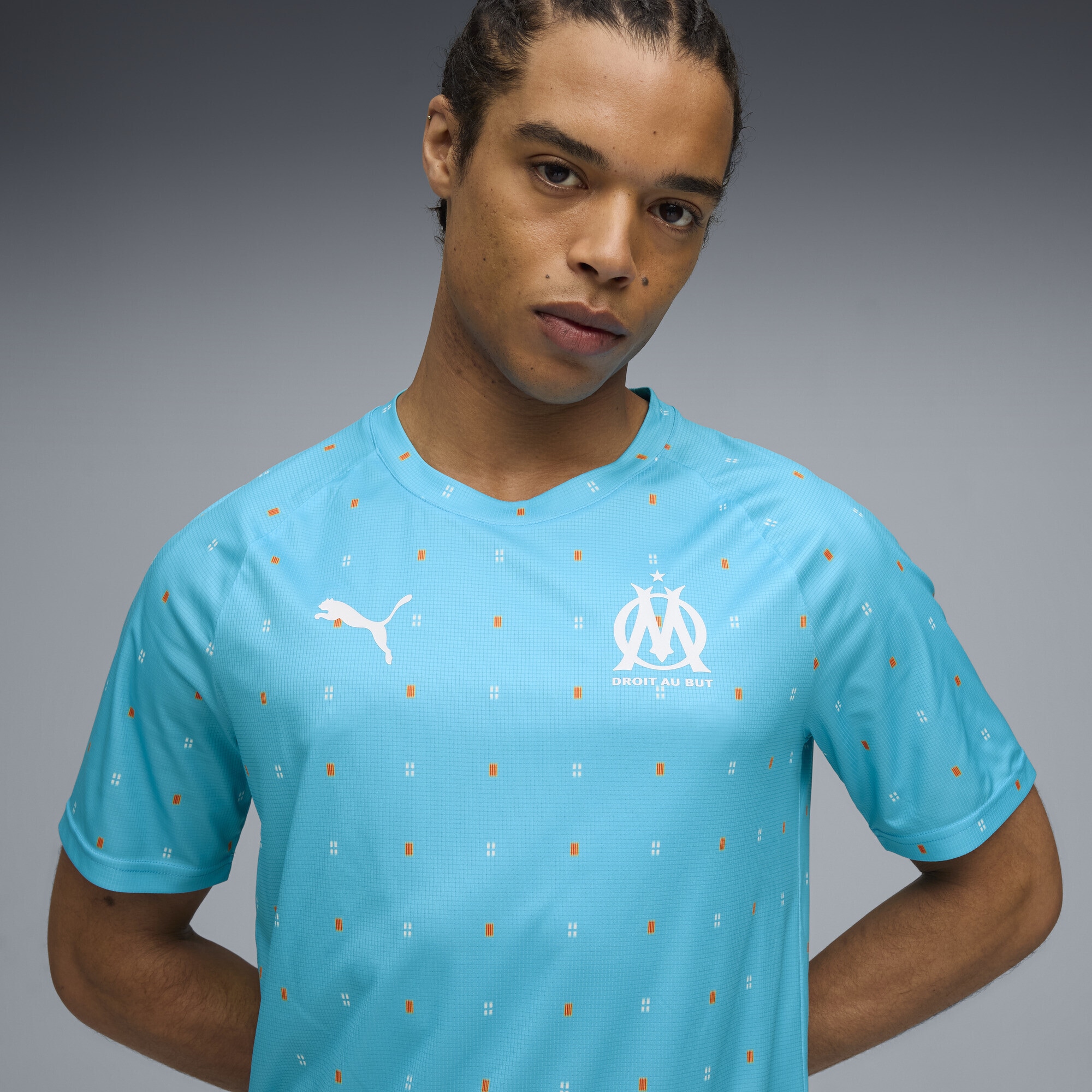 PUMA Trainingsshirt »Olympique de Marseille Aufwärmtrikot Herren«