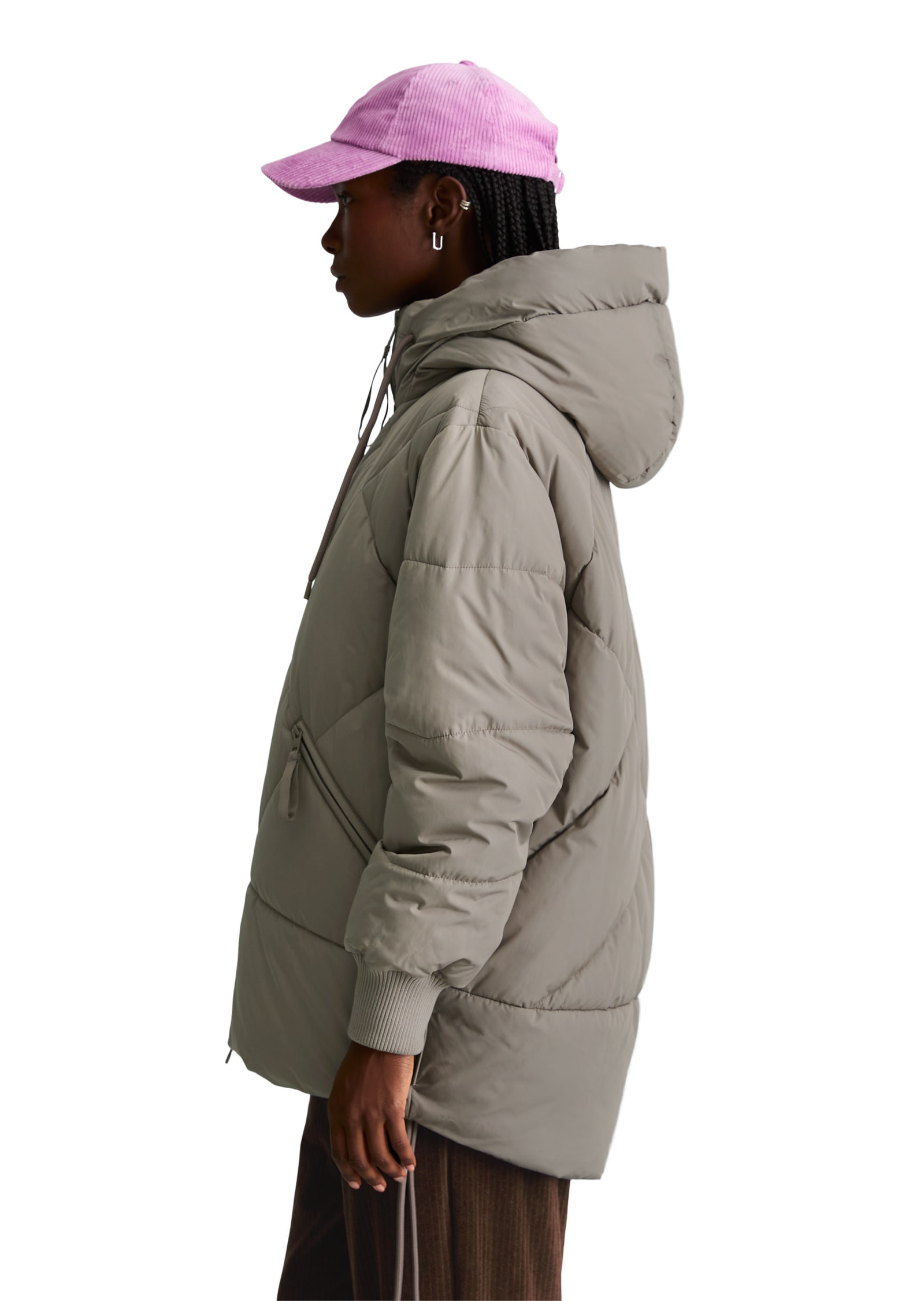 Marc O'Polo DENIM Steppmantel »aus recyceltem Polyester«