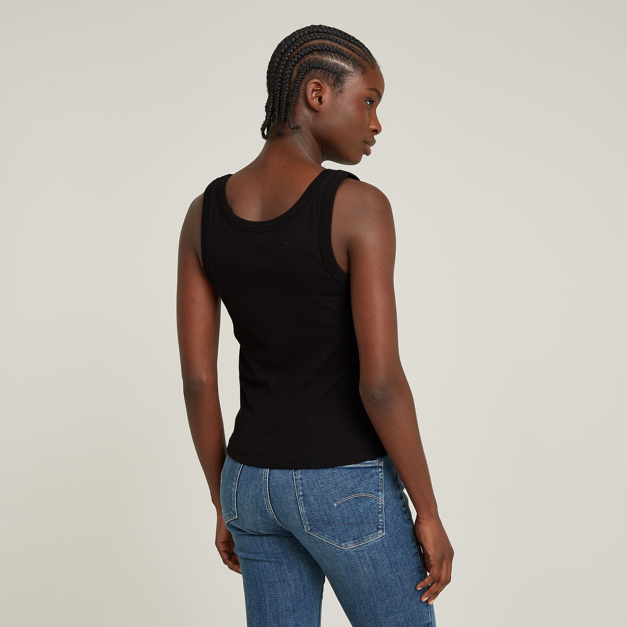 G-STAR Tanktop »Slim Rib Tank«, mit Markenschriftzug auf der Brust