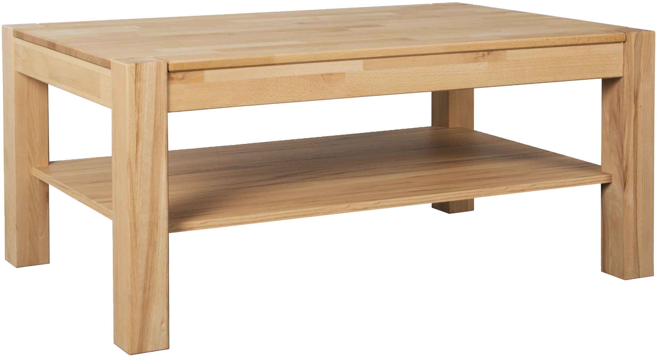 VOGL Möbelfabrik Couchtisch "Toronto" in 2 Größen, mit Ablageboden, teilmas günstig online kaufen