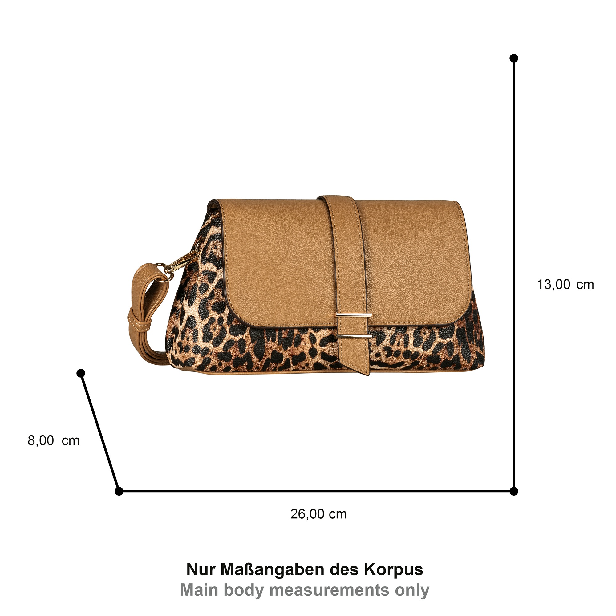 Gabor Umhängetasche "Sahar" raffiniert und elegant mit feinem Metalldetail günstig online kaufen