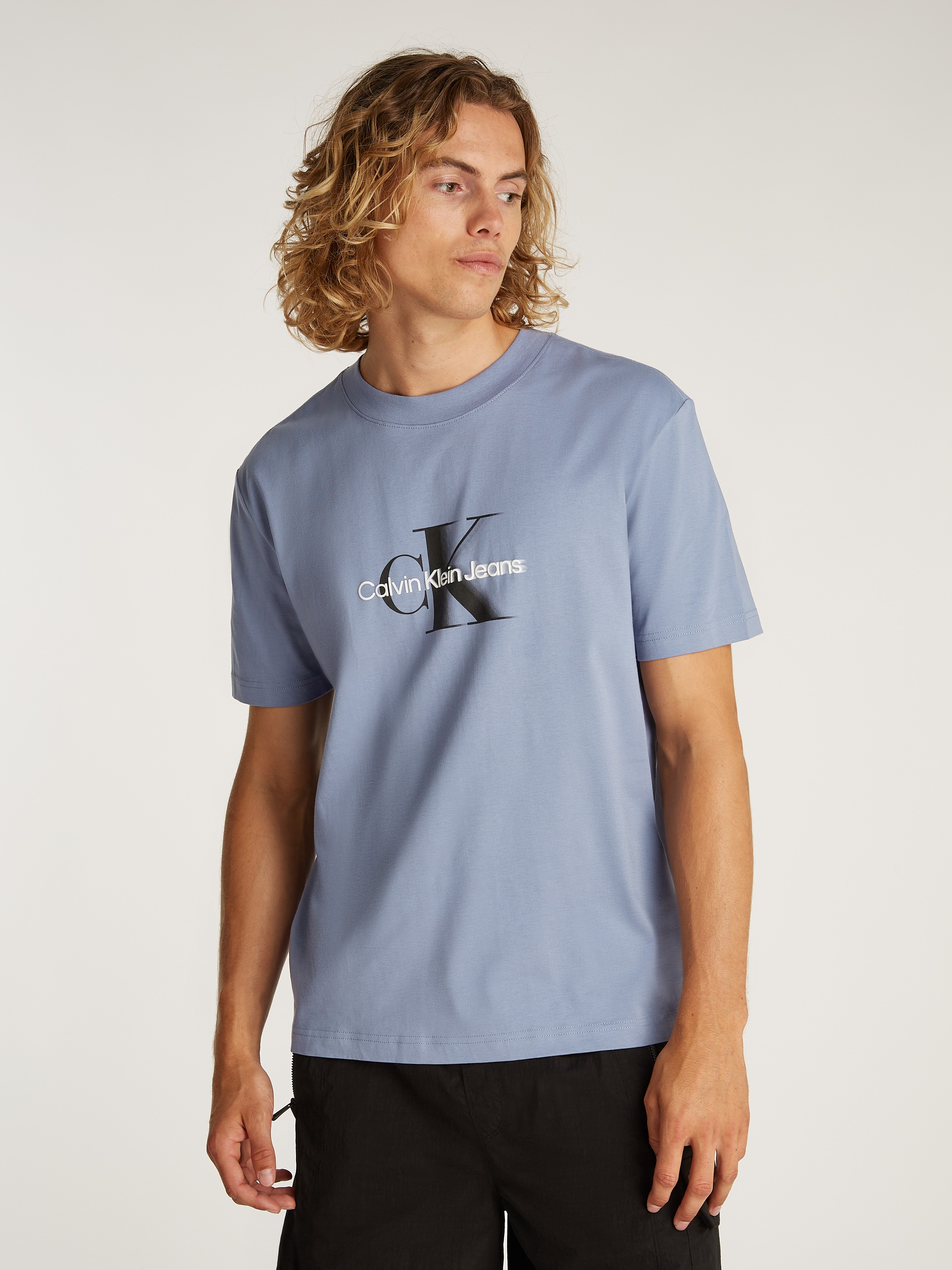 Calvin Klein Jeans T-Shirt "MONOLOGO SHIFT TEE", mit großem Logodruck günstig online kaufen