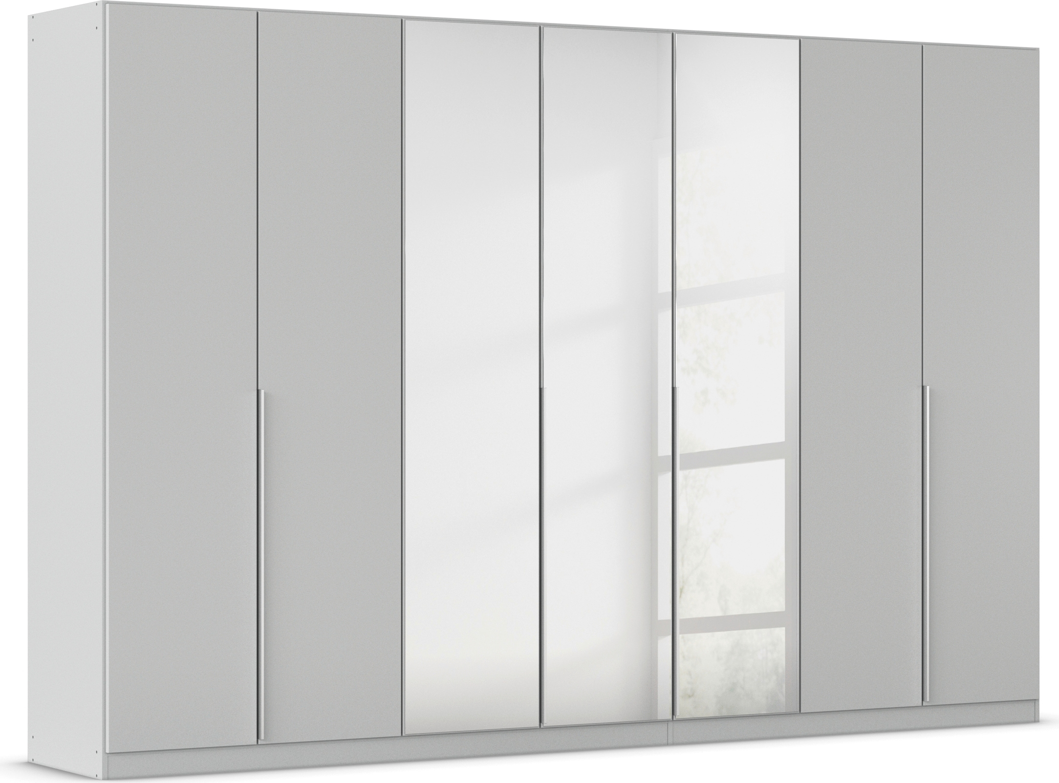OTTO home Drehtürenschrank "Kleiderschrank Schrank Garderobe AGORDO mit Dekor- oder Hochglanzfront" in zwei Griff-Farben, Breiten 91-405 cm, durchdachte Innenausstattung, in 8 Breiten und 2 Höhen MADE IN GERMANY