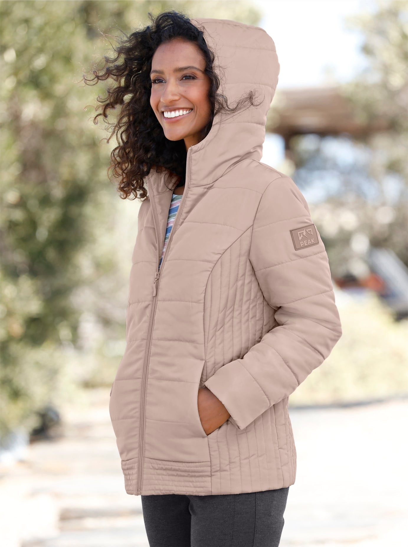 heine Steppjacke mit Kapuze