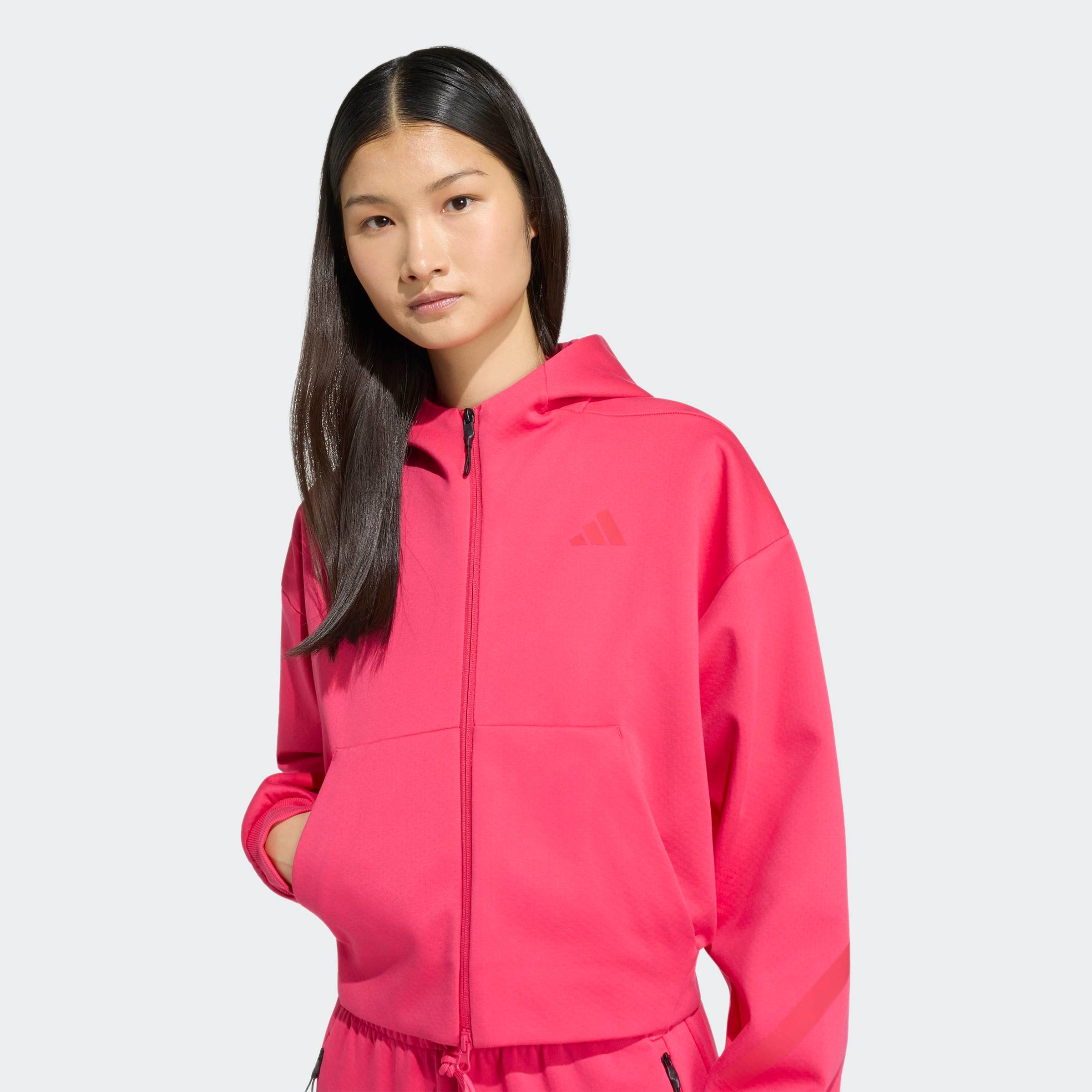 adidas Sportswear Kapuzensweatshirt »W Z.N.E. CR FZ«
