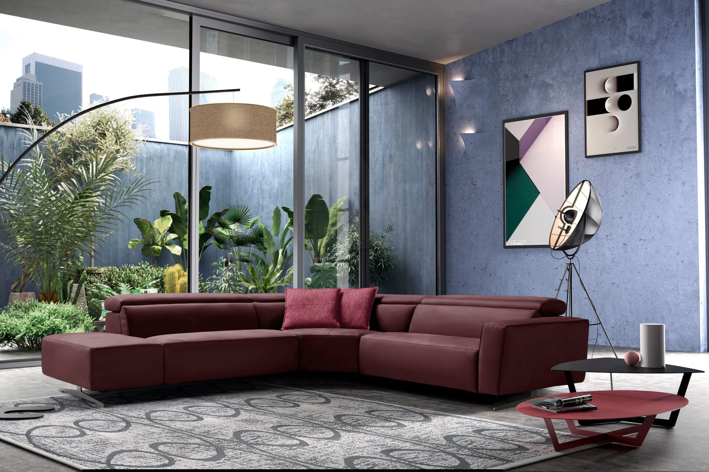 Egoitaliano Ecksofa "Stefanie-e, Designsofa der Extraklasse, bequem mit hoh günstig online kaufen