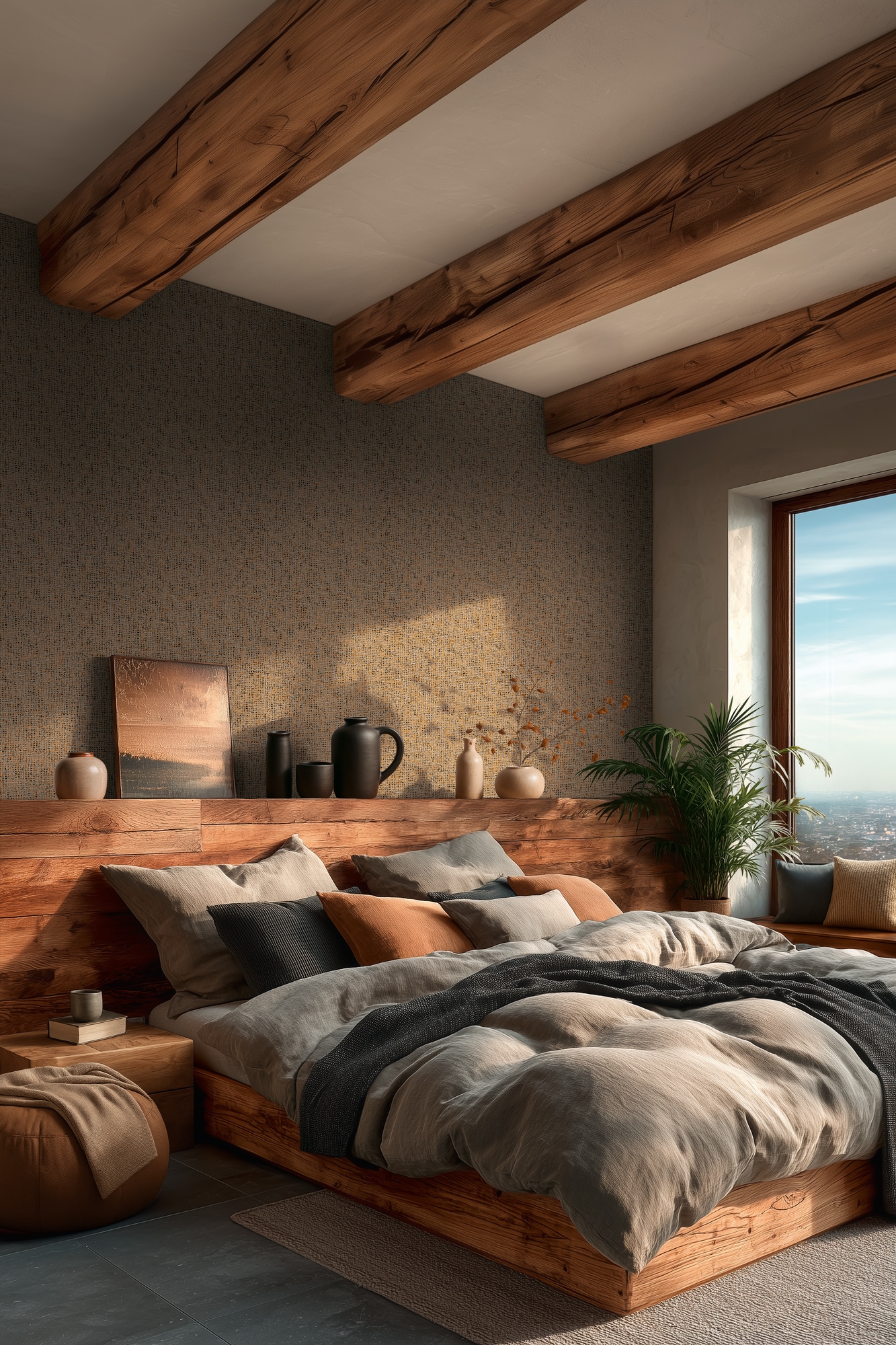 living walls Vliestapete »Vibes & Styles Jan – Stud!o Sense & Surface Vliestapete« Flechtoptik leicht strukturiert Natürliche Flechtoptik mit feiner Struktur und dezentem Glanzeffekt