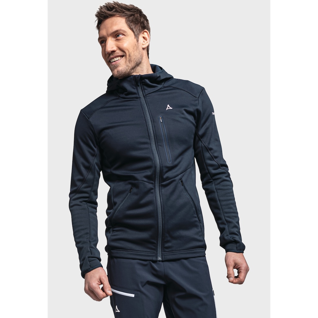 Schöffel Fleecejacke »Fleece Hoody Lodron M«, mit Kapuze