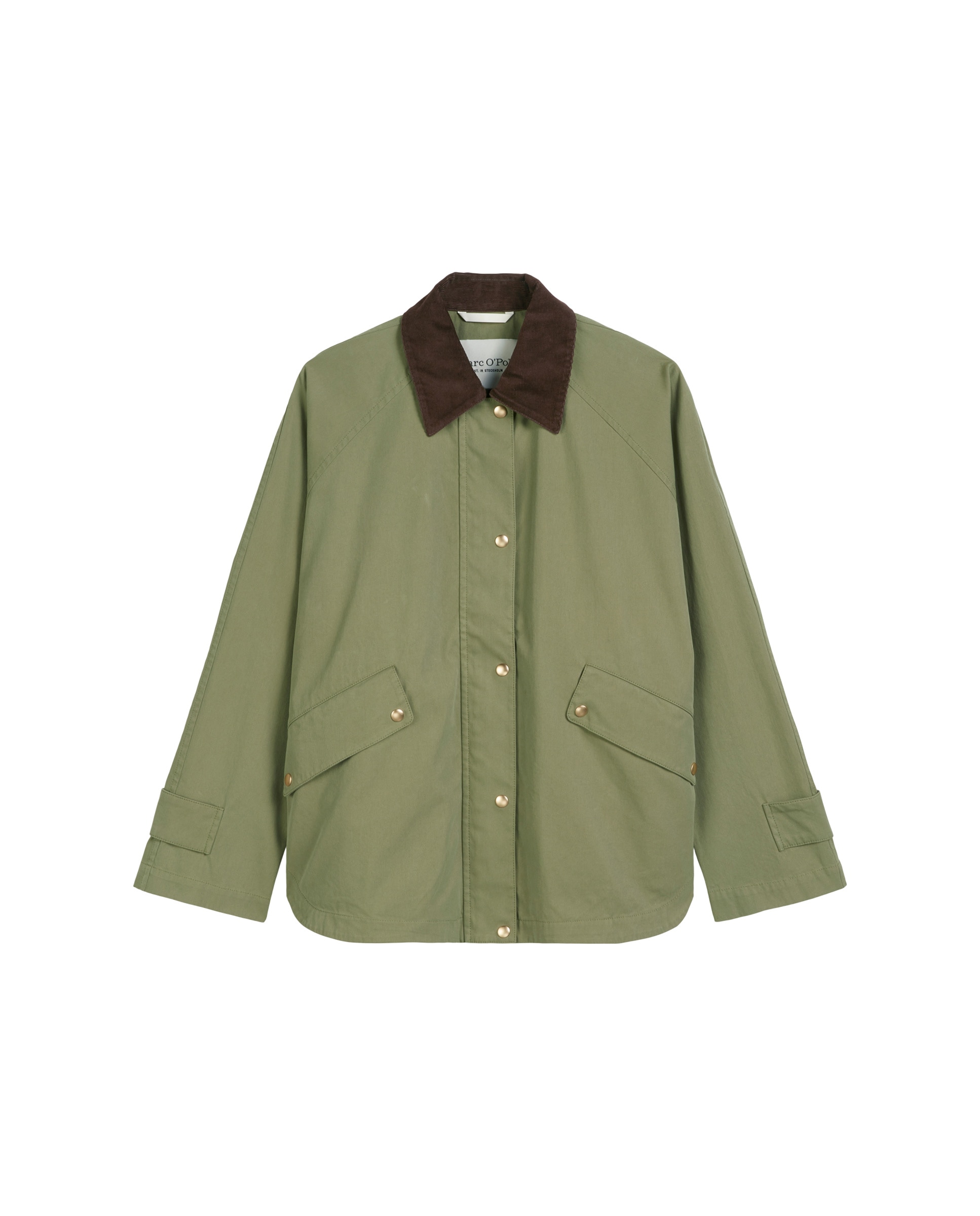 Marc O'Polo Outdoorjacke »aus hochwertigem Canvas«, ohne Kapuze
