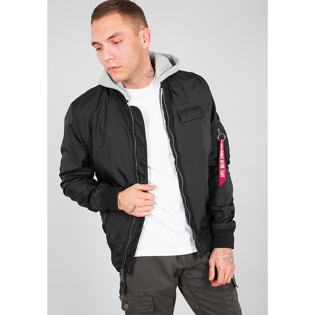 Alpha Industries Bomberjacke »Alpha Industries Men Bomber & Flightjackets MA-1 TT Hood« Alpha Industries Bomberjacke »Alpha Industries Men Bomber & Flightjackets MA-1 TT Hood«