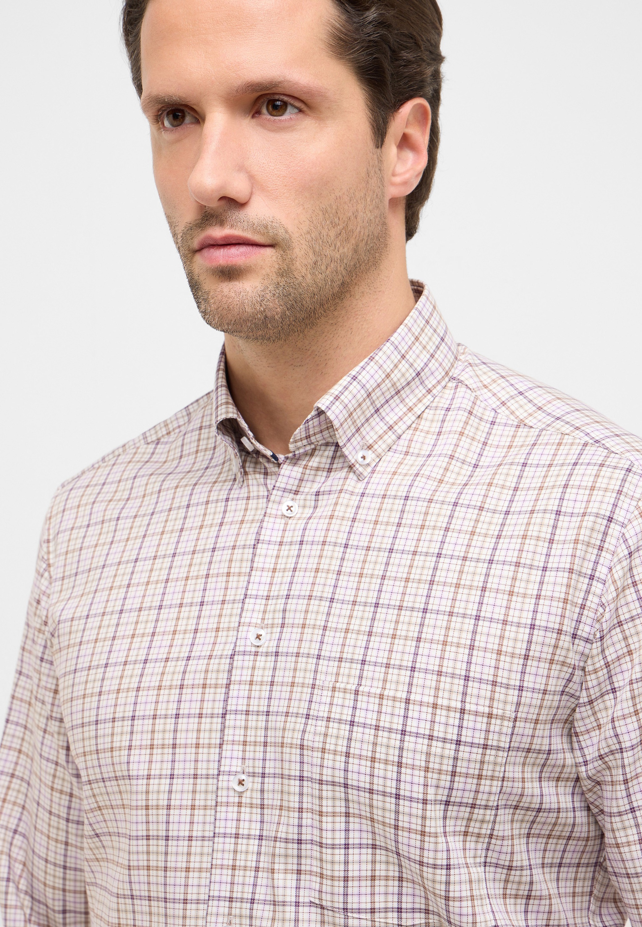 Thumbnail - Eterna Langarmhemd "MODERN FIT" NON IRON (bügelfrei)