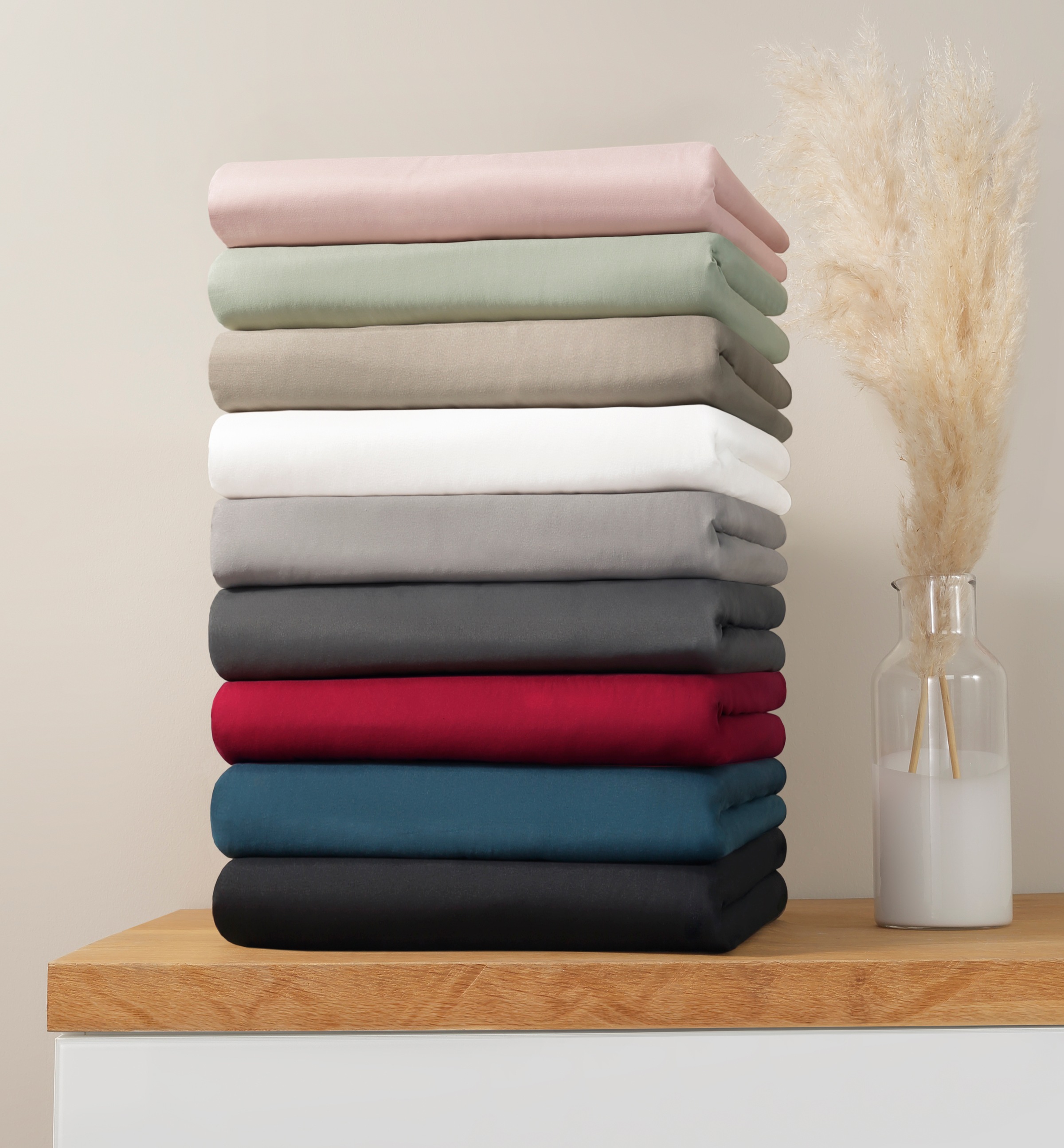 my home Bettlaken "Desner" Mikrofaser, für Matratzen bis 20cm Höhe, 100% Po günstig online kaufen