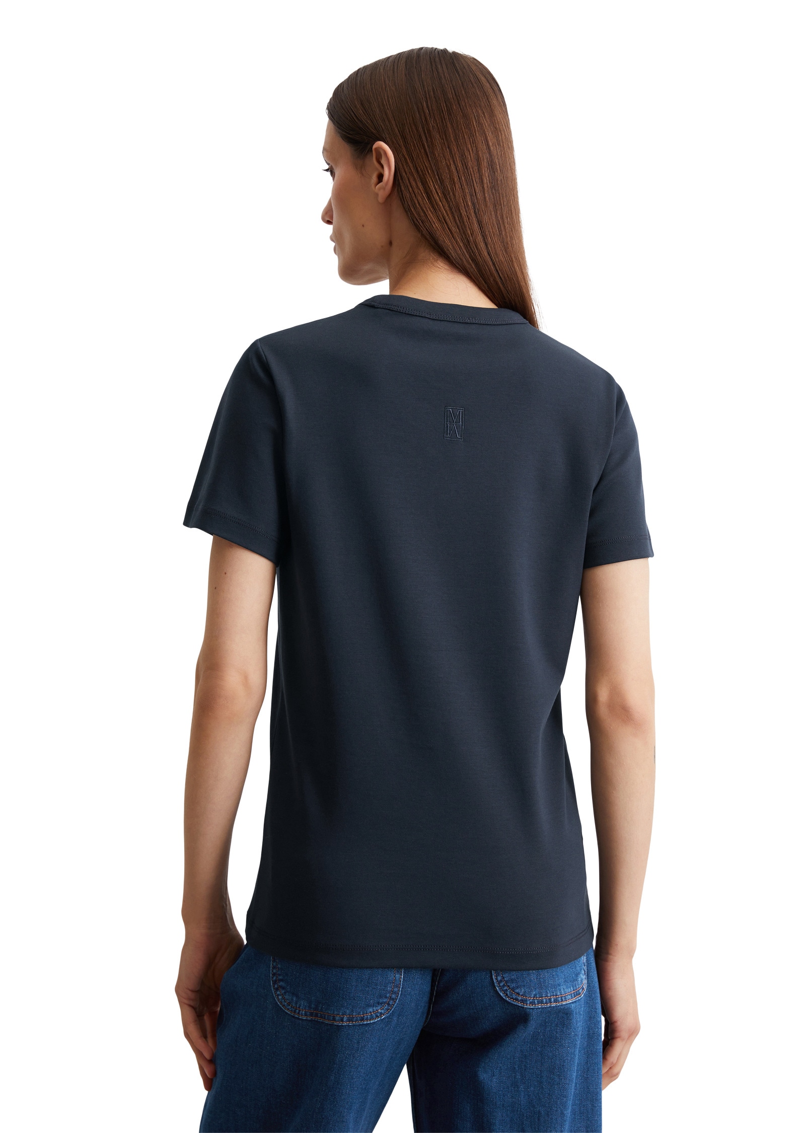 Marc O'Polo T-Shirt »aus Interlock-Jersey«