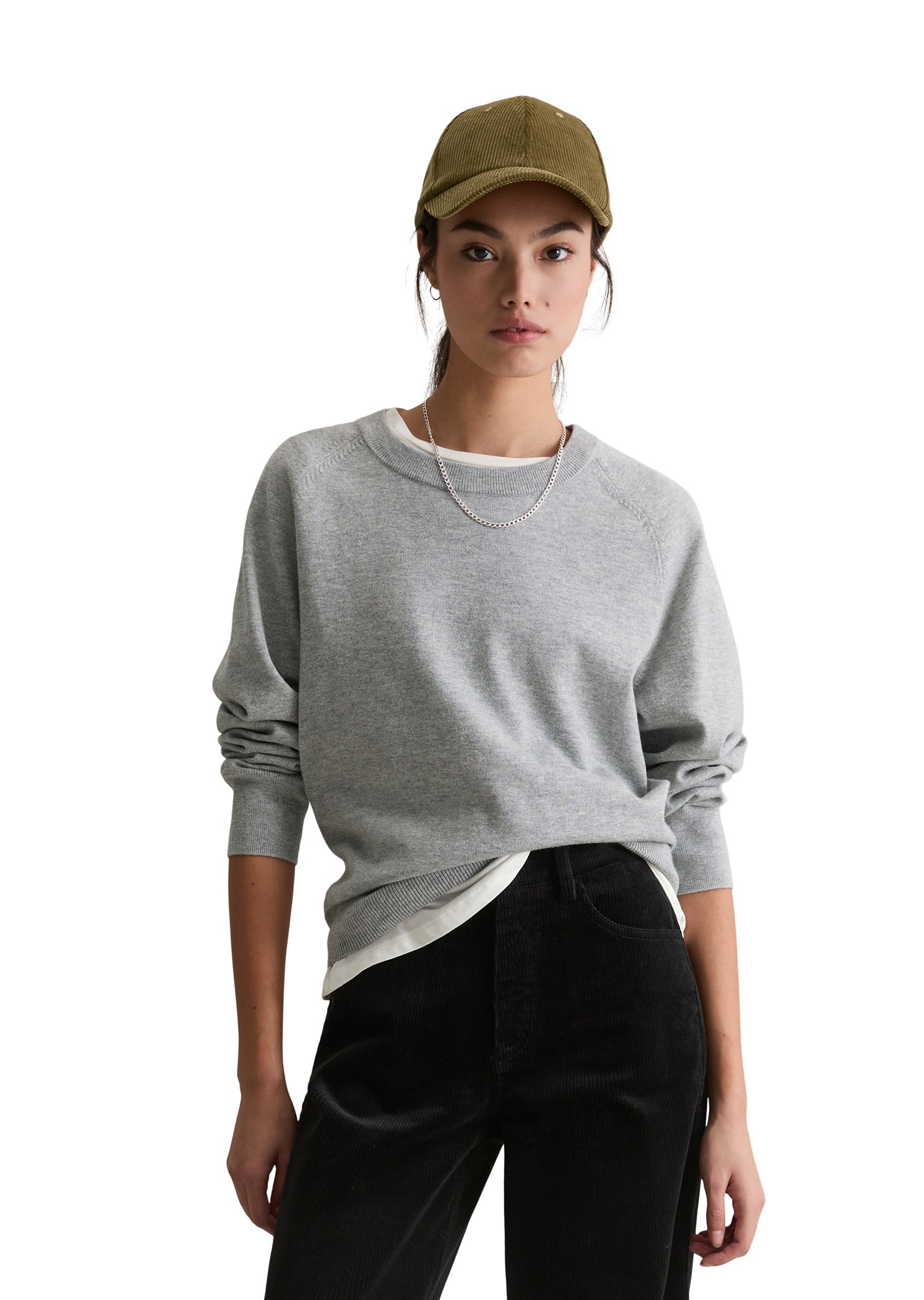 Marc OPolo DENIM Strickpullover "aus Soft Cotton Stretch" günstig online kaufen