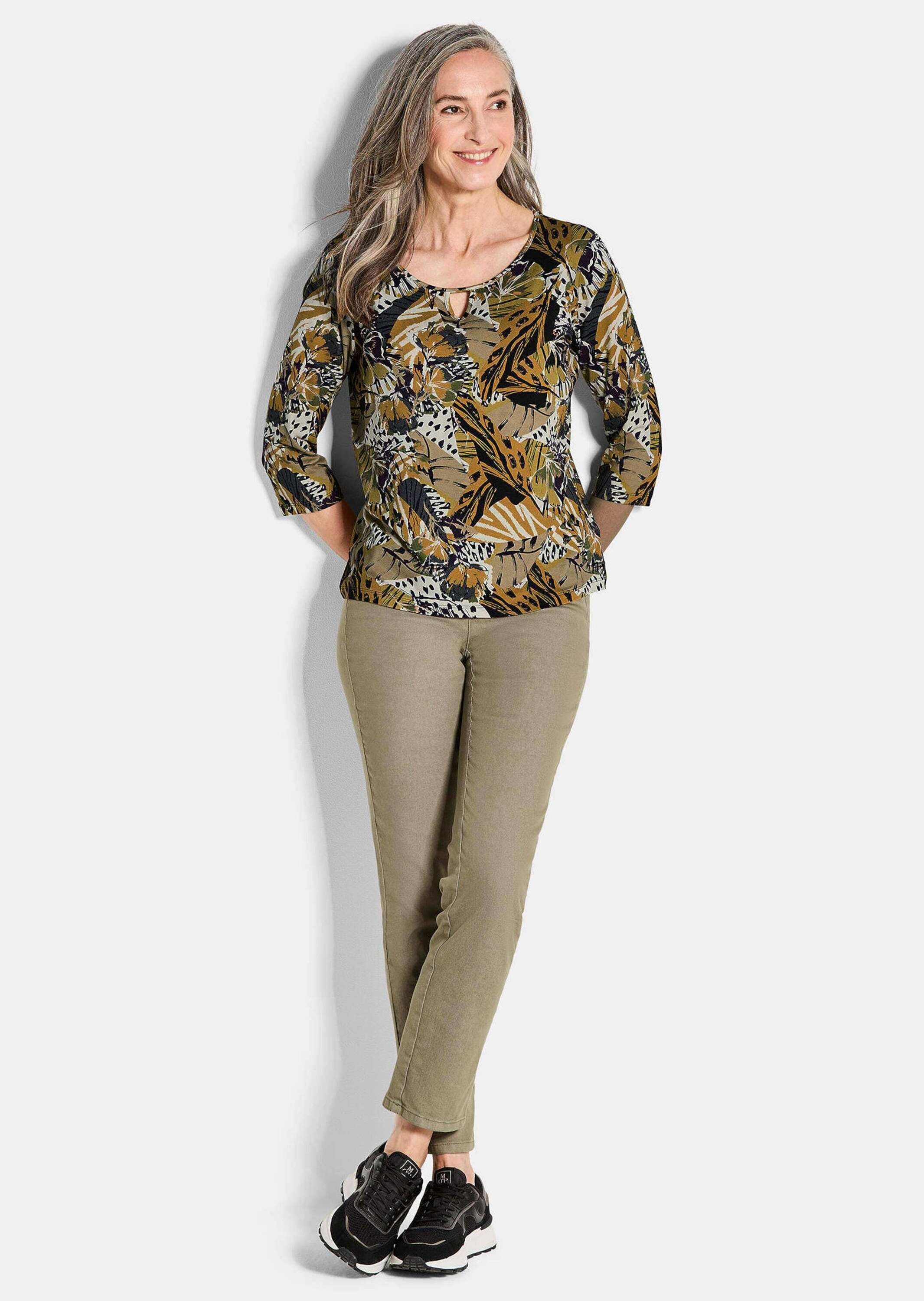 GOLDNER Print-Shirt "Jersey-Shirt mit Animal Print" günstig online kaufen