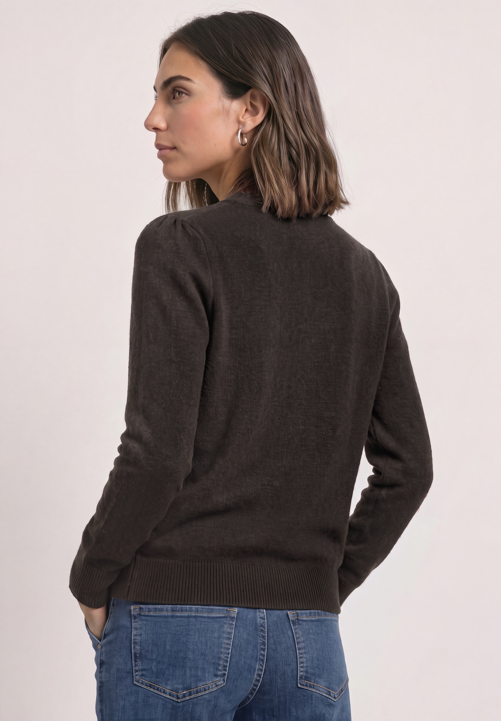 STREET ONE Strickpullover in Unifarbe