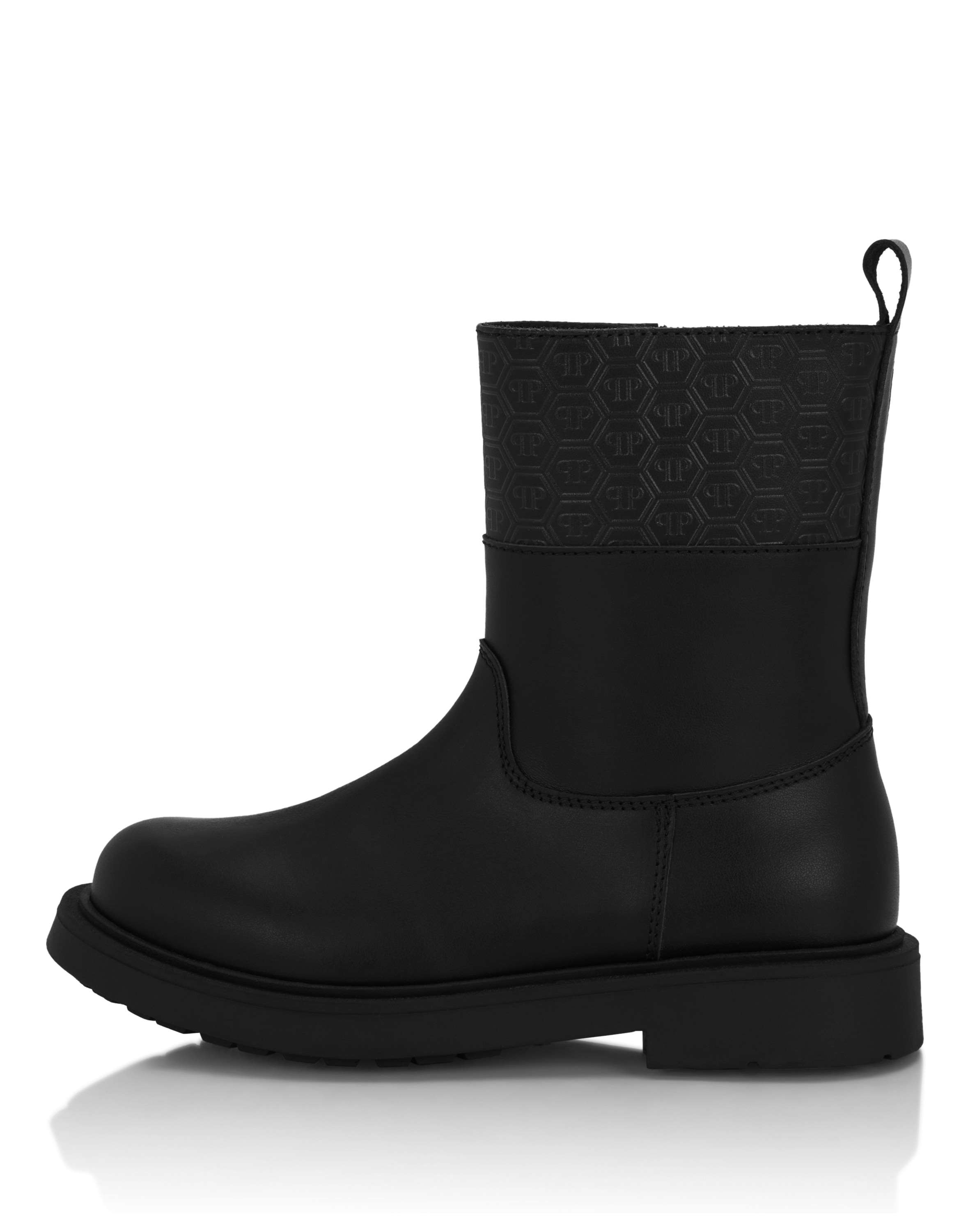 PHILIPP PLEIN Bootsschuh »Leather Low Boots Monogram«