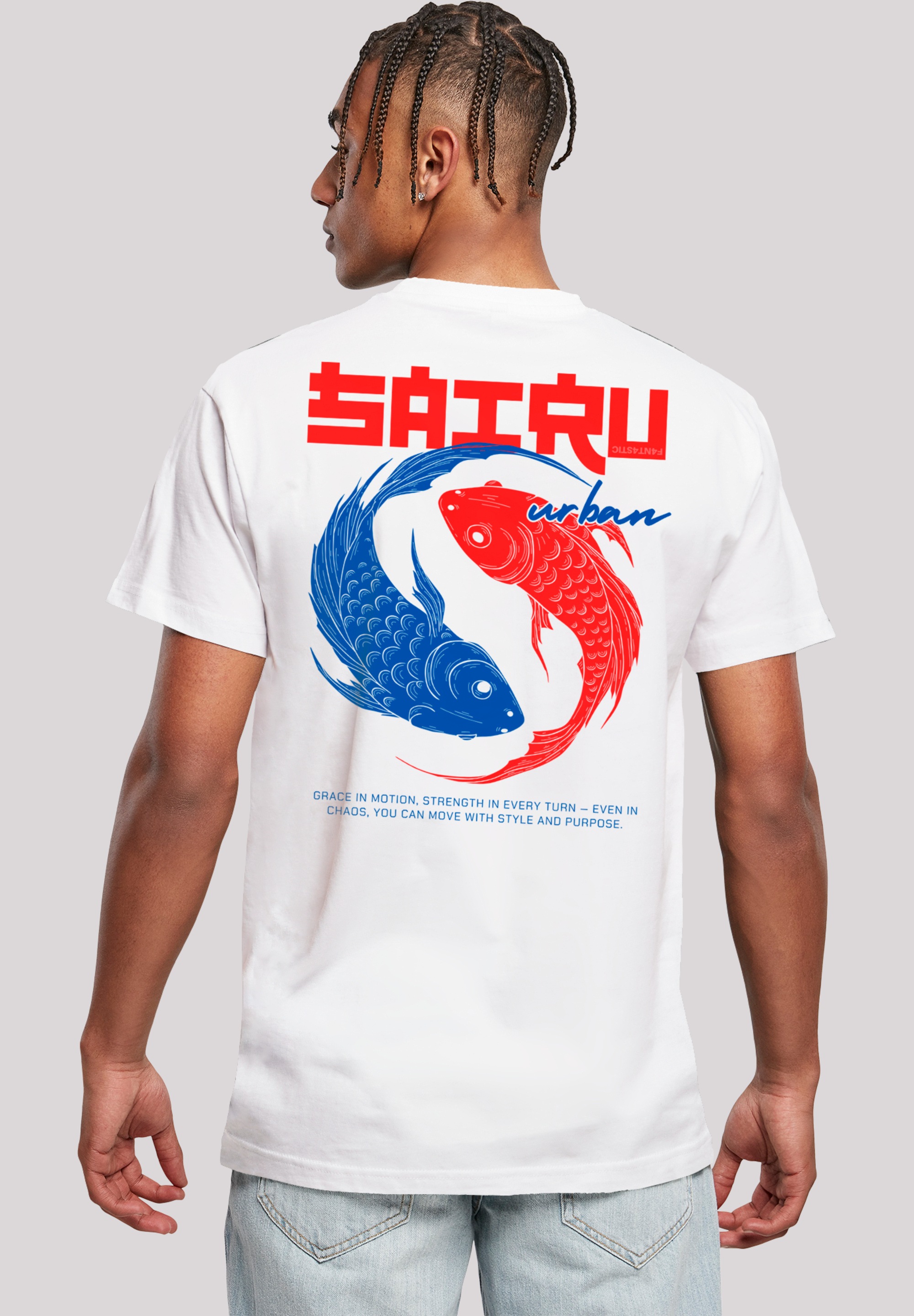 F4NT4STIC T-Shirt »Koi Fish Japan Streetstyle«, Japan Streetwear Styles