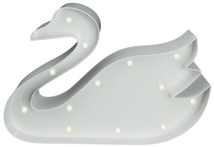 MARQUEE LIGHTS LED Dekolicht »Swan«, 13 flammig-flammig, Wandlampe,  Tischlampe Swan mit 13 festverbauten LEDs - 23x16 cm kaufen | BAUR