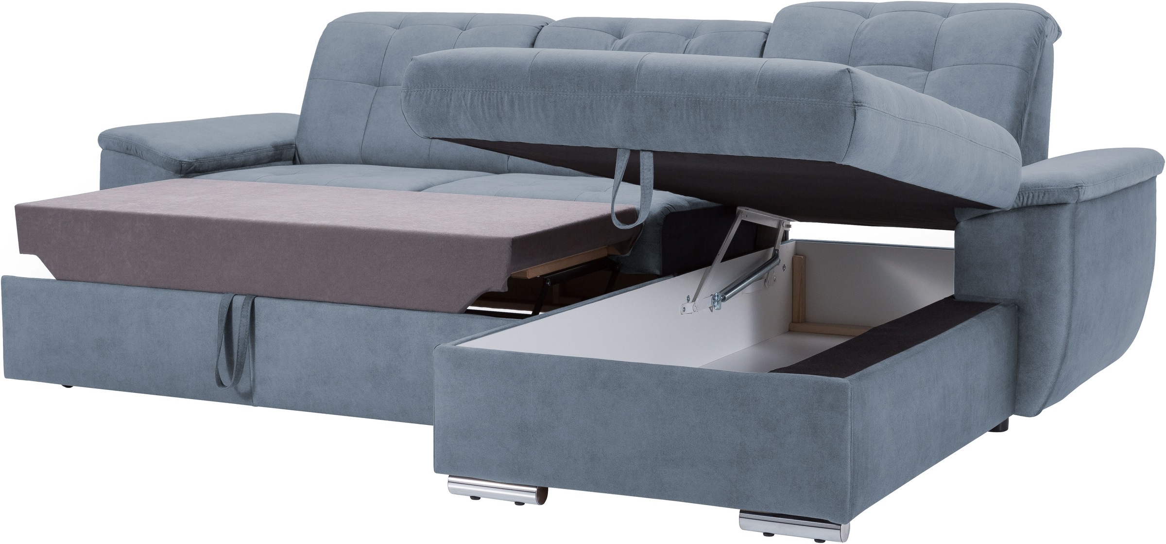 Canapé d'Angle Exxpo Derby Light Denim Bleu 9