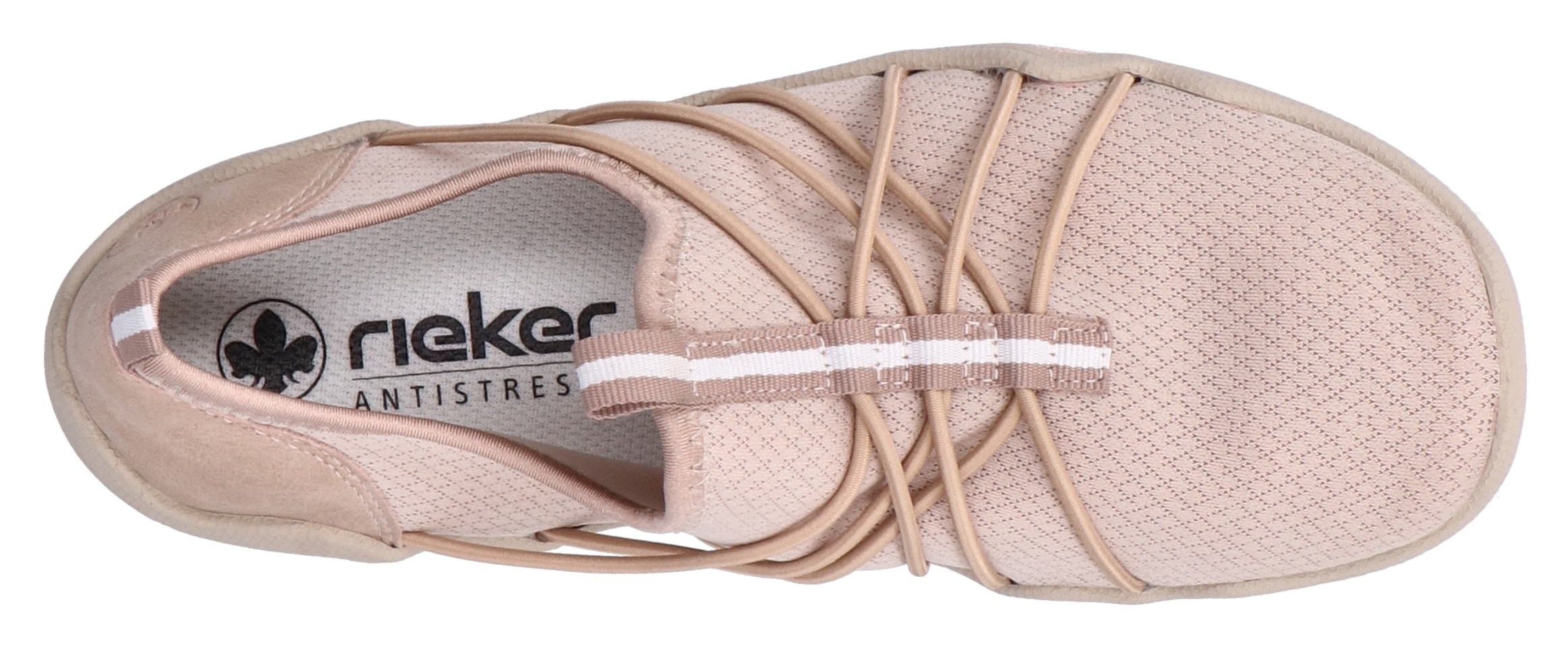 Rieker Slip-On Sneaker, Barfußschuh, Schlupfschuh, Slipper in veganer Verarbeitung