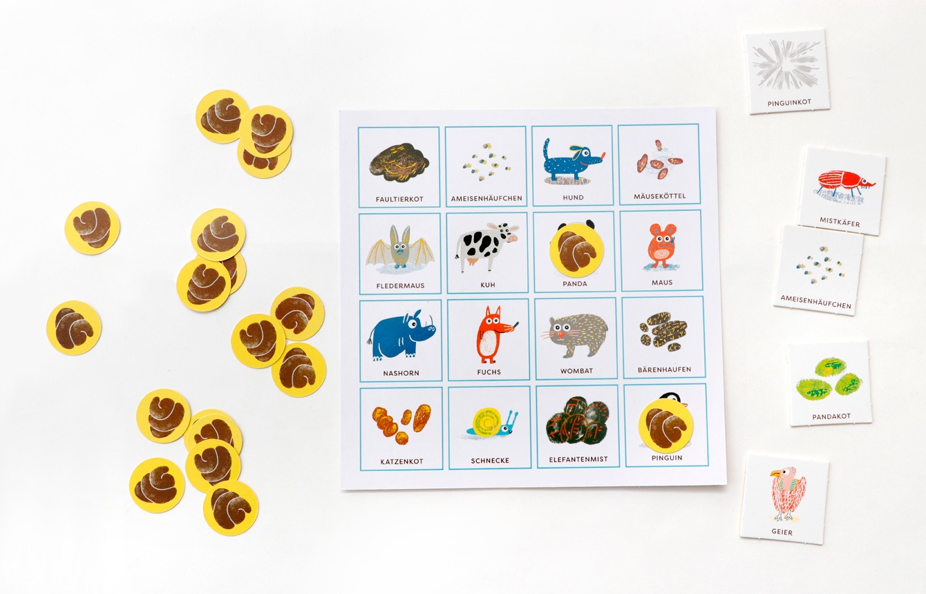 Laurence King Spiel »Tierkacke-Bingo«