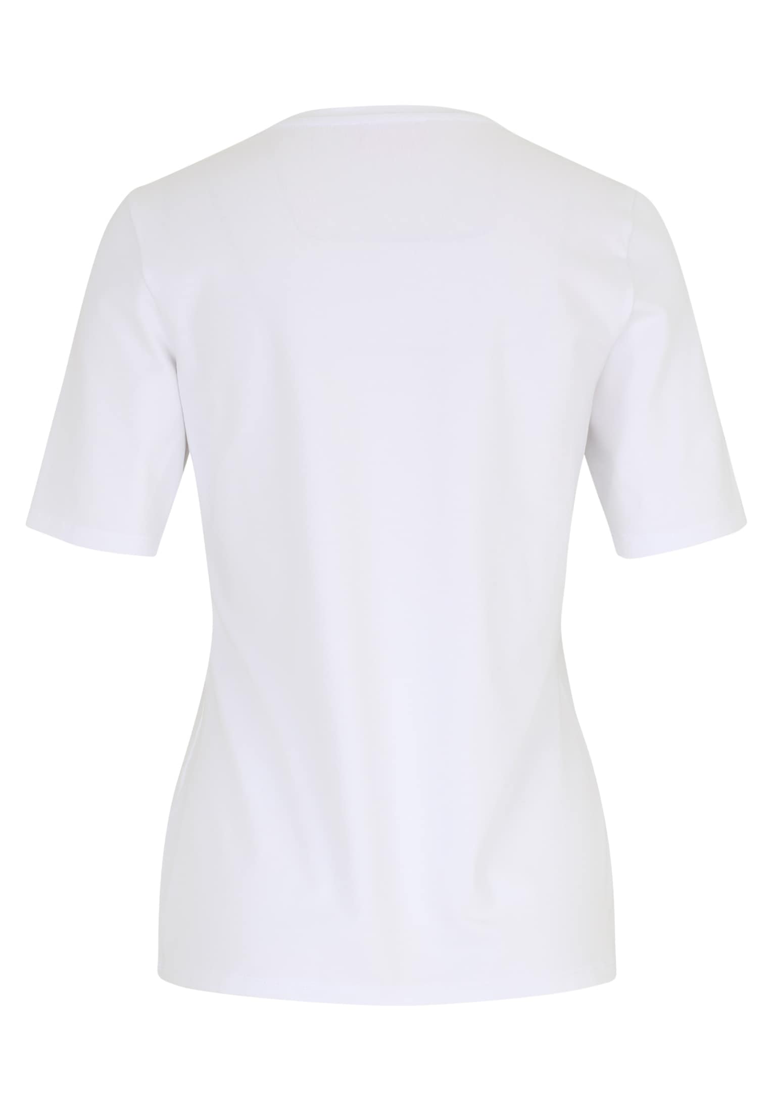 Betty Barclay Kurzarmshirt »Betty Barclay Basic Shirt mit Aufdruck«, (1 tlg.), Glitzersteine