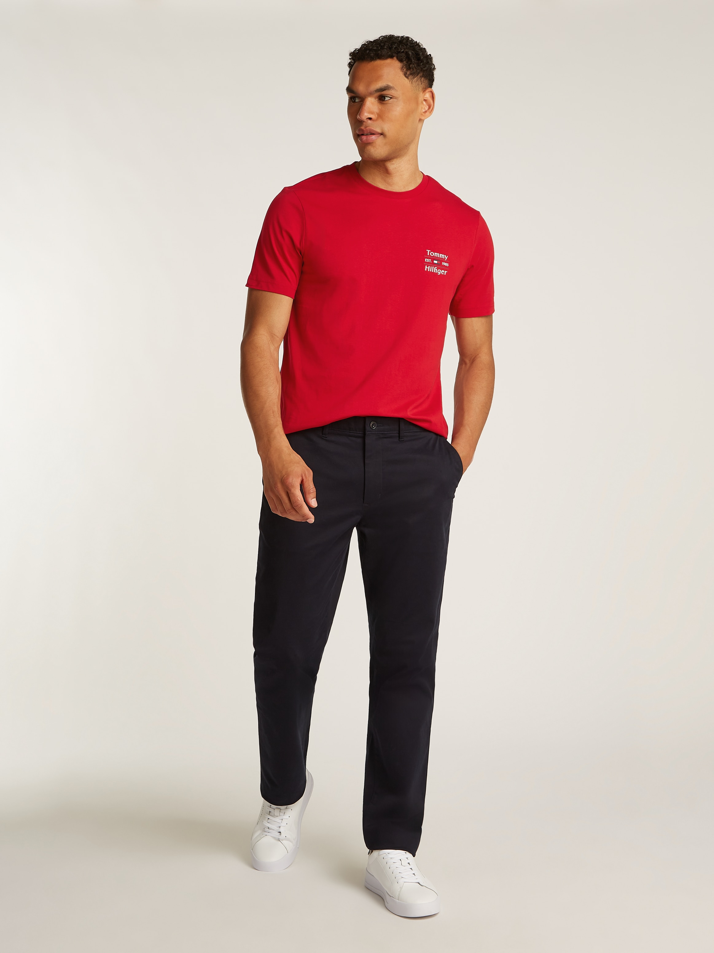 Tommy Hilfiger Rundhalsshirt »HILFIGER STACK TEE«