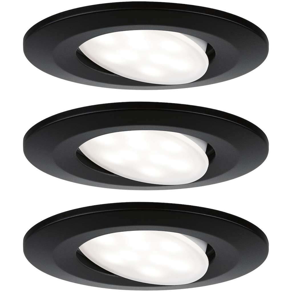 Paulmann LED Einbauleuchte »Calla«, 3er-Set, LED fest integriert