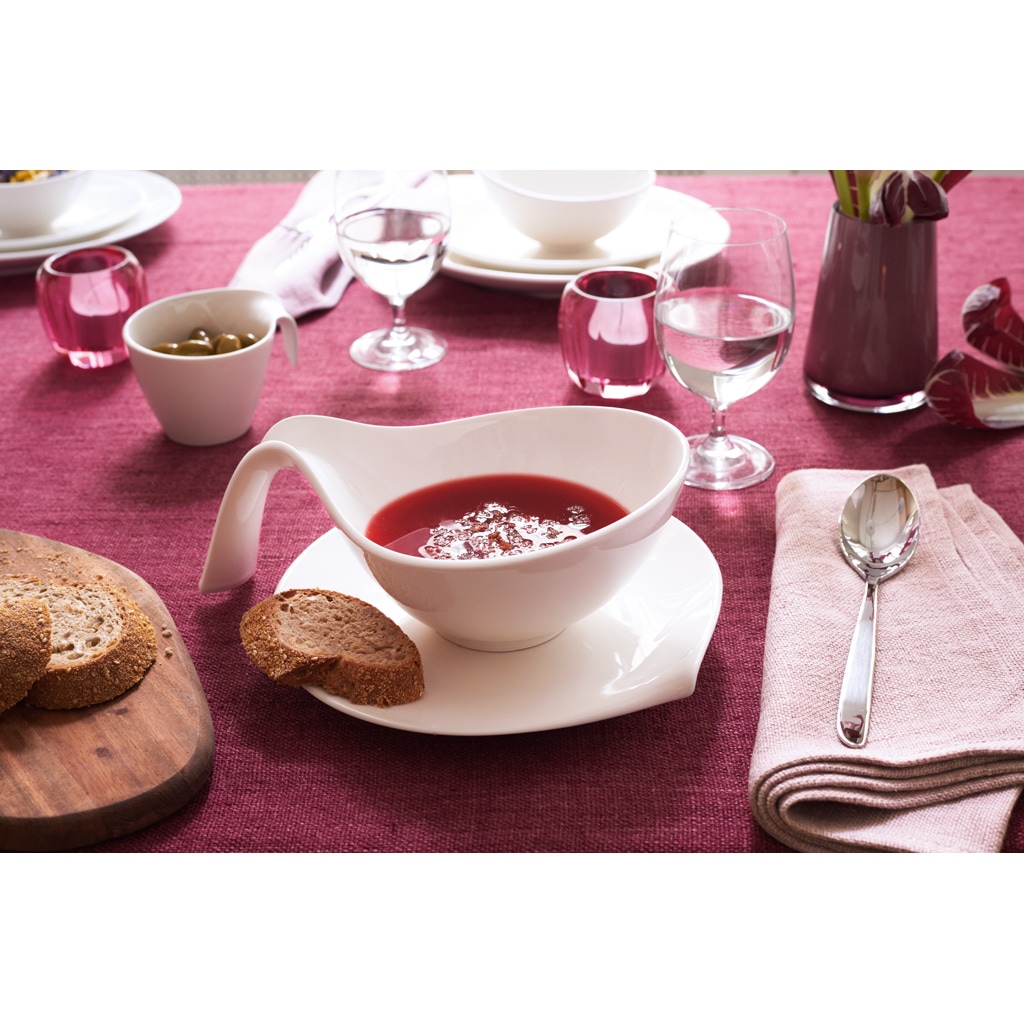 Villeroy & Boch Schale »Bol mit Griff Flow 600 ml weiß«