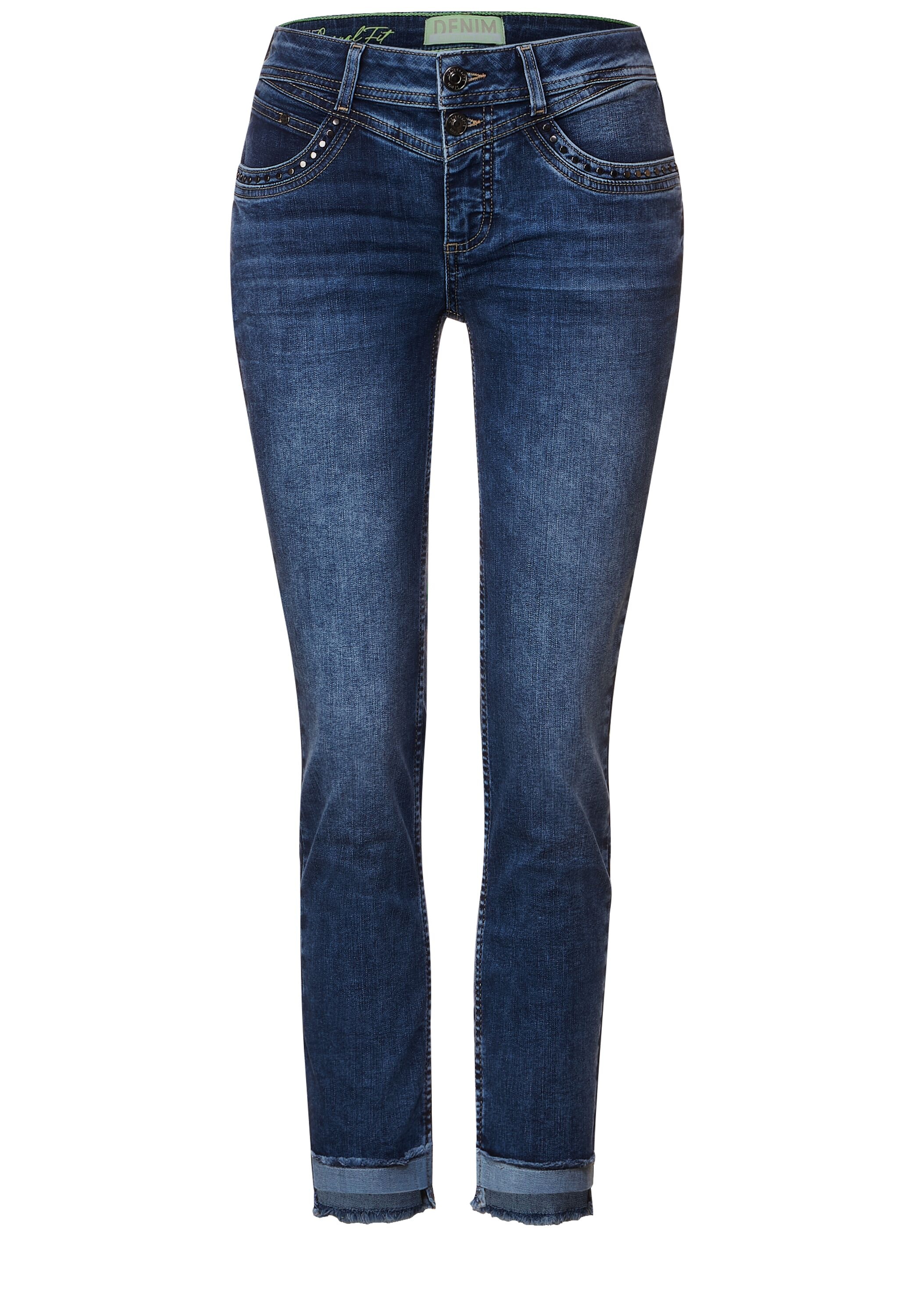 STREET ONE Comfort-fit-Jeans, Middle Waist