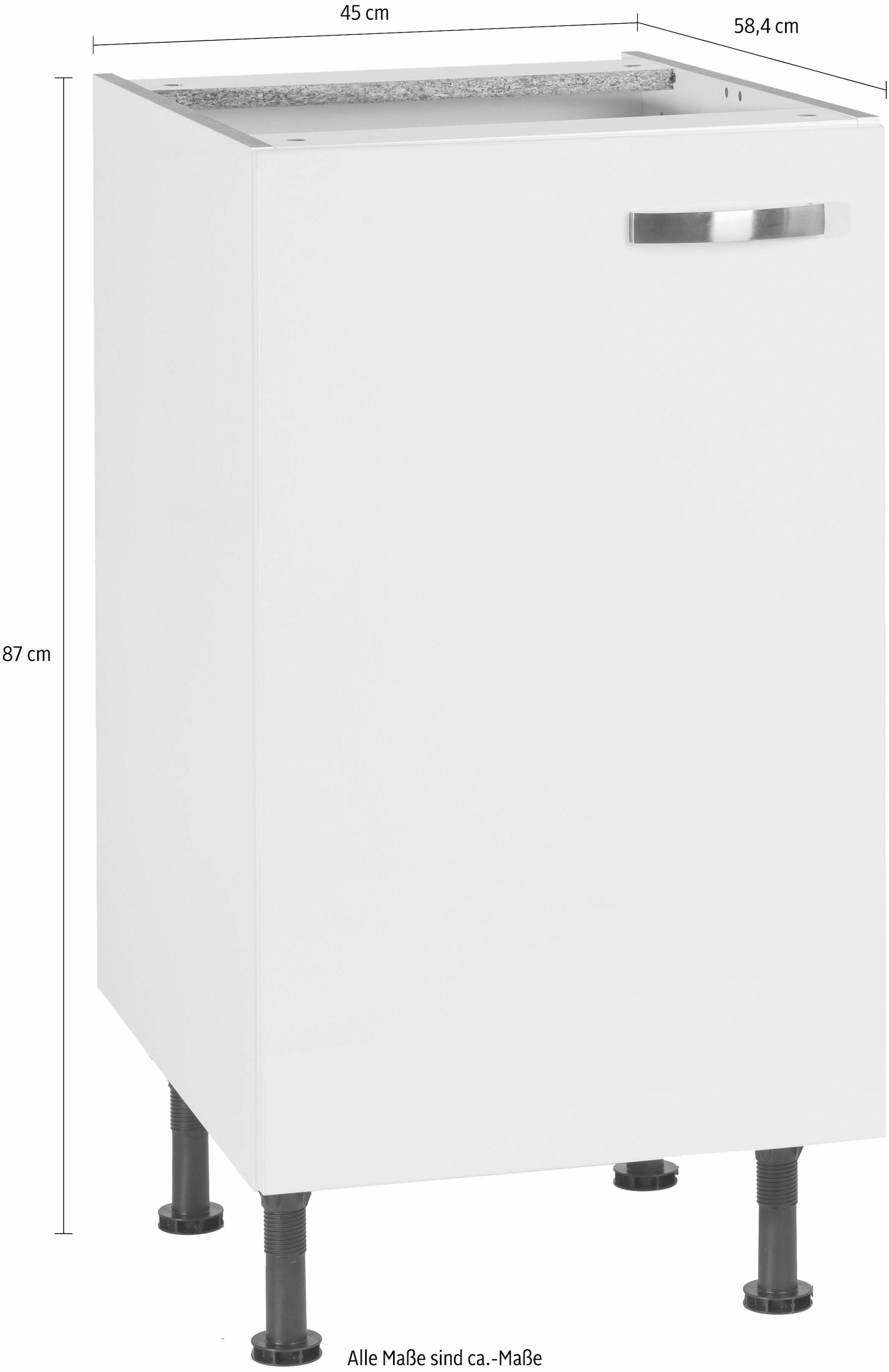 KOCHSTATION Unterschrank »KS-Cara«, Breite 45 cm