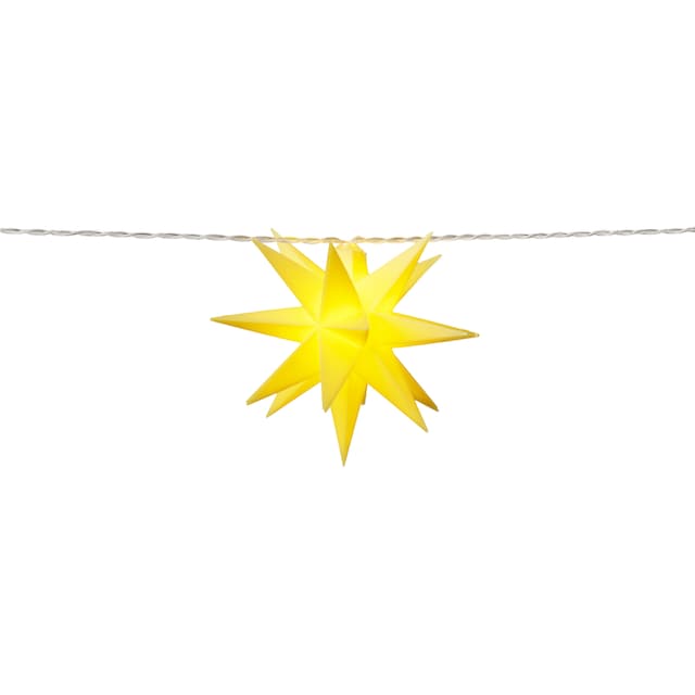 IC Winterworld LED-Lichterkette »Weihnachtsdeko aussen«, 10 St.-flammig, Sterne  mit 19 Spitzen, ca. 12 cm groß kaufen | BAUR