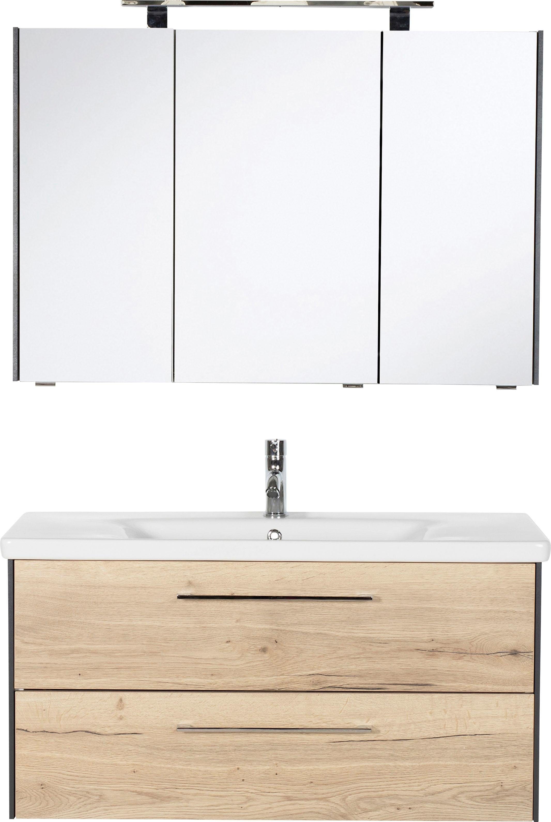Saphir Badmöbel-Set "3400", (Set, 2 St.), Breite 100 cm günstig online kaufen