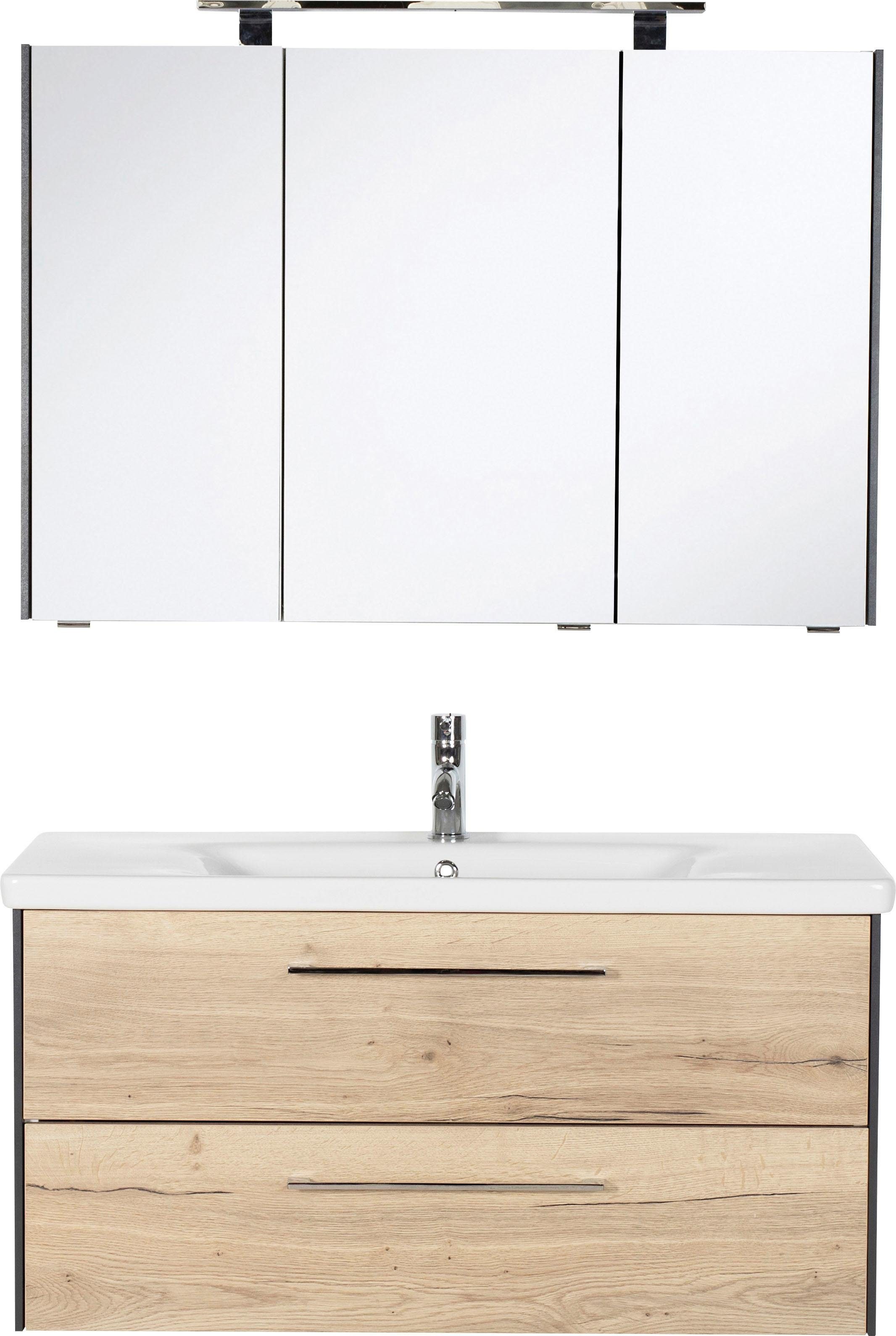 Saphir Badmöbel-Set "3400" Set, 2 Stk. tlg. Breite 100 cm günstig online kaufen