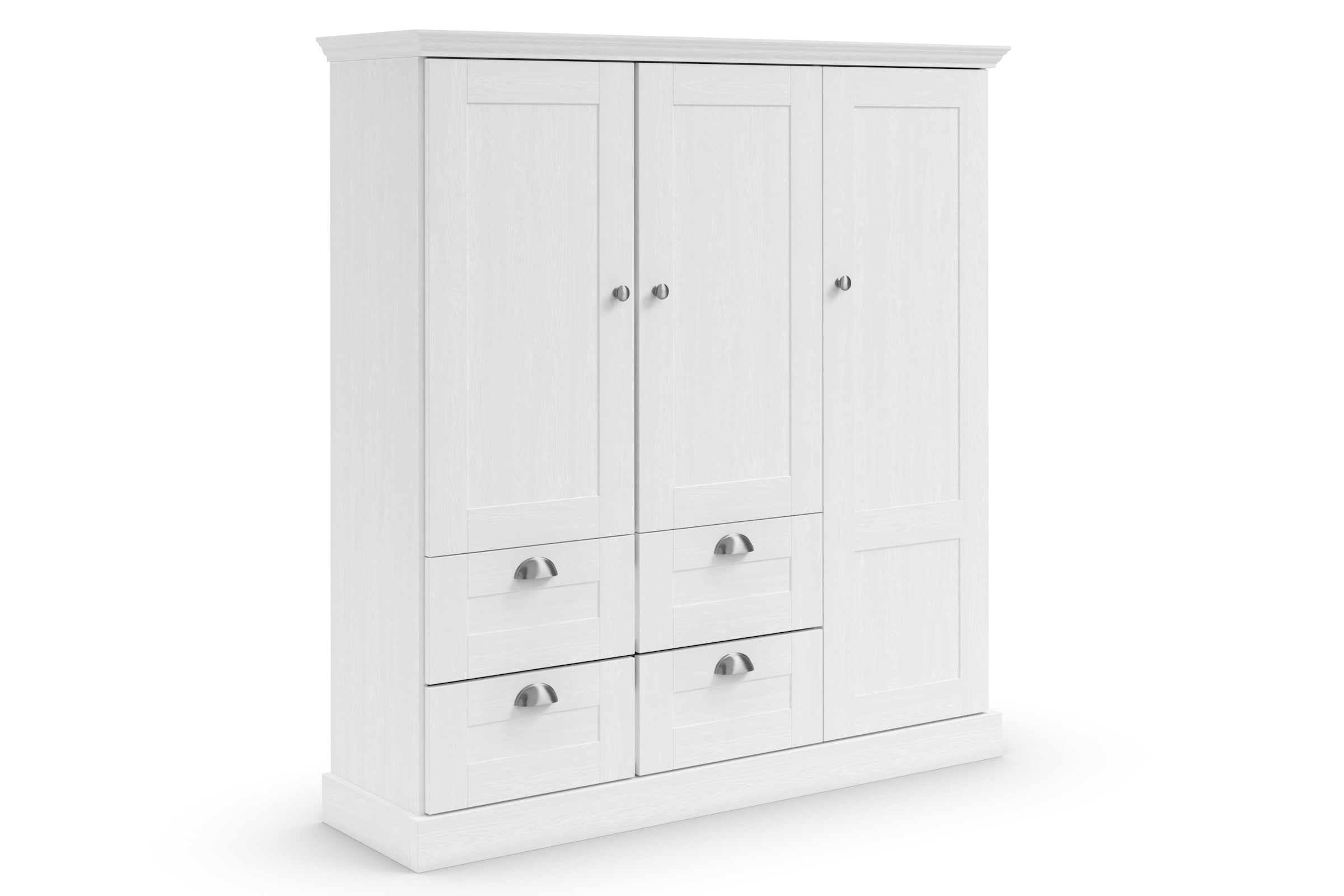 Home affaire Wäscheschrank »Motala«, (B/H/T ca. 133x120x35), mit 2 große Schubladen, Breite 122 cm, Höhe 130 cm