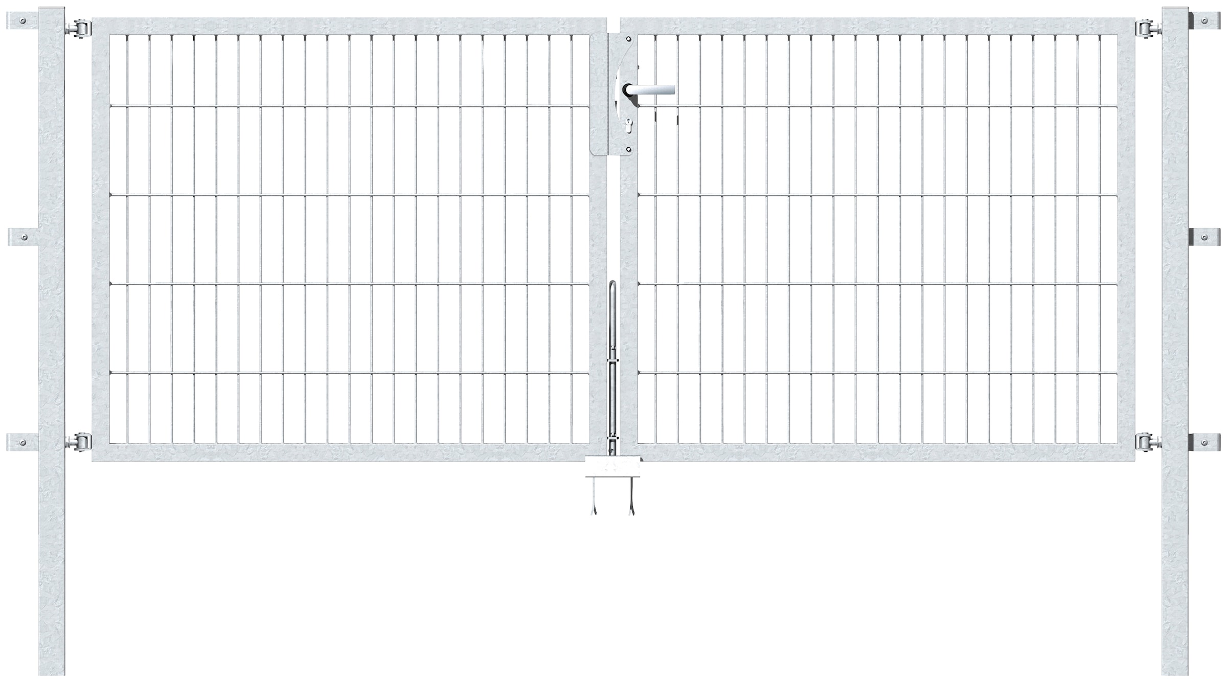 Alberts Zaundoppeltür "Flexo", 250 cm Breite, in versch. Höhen