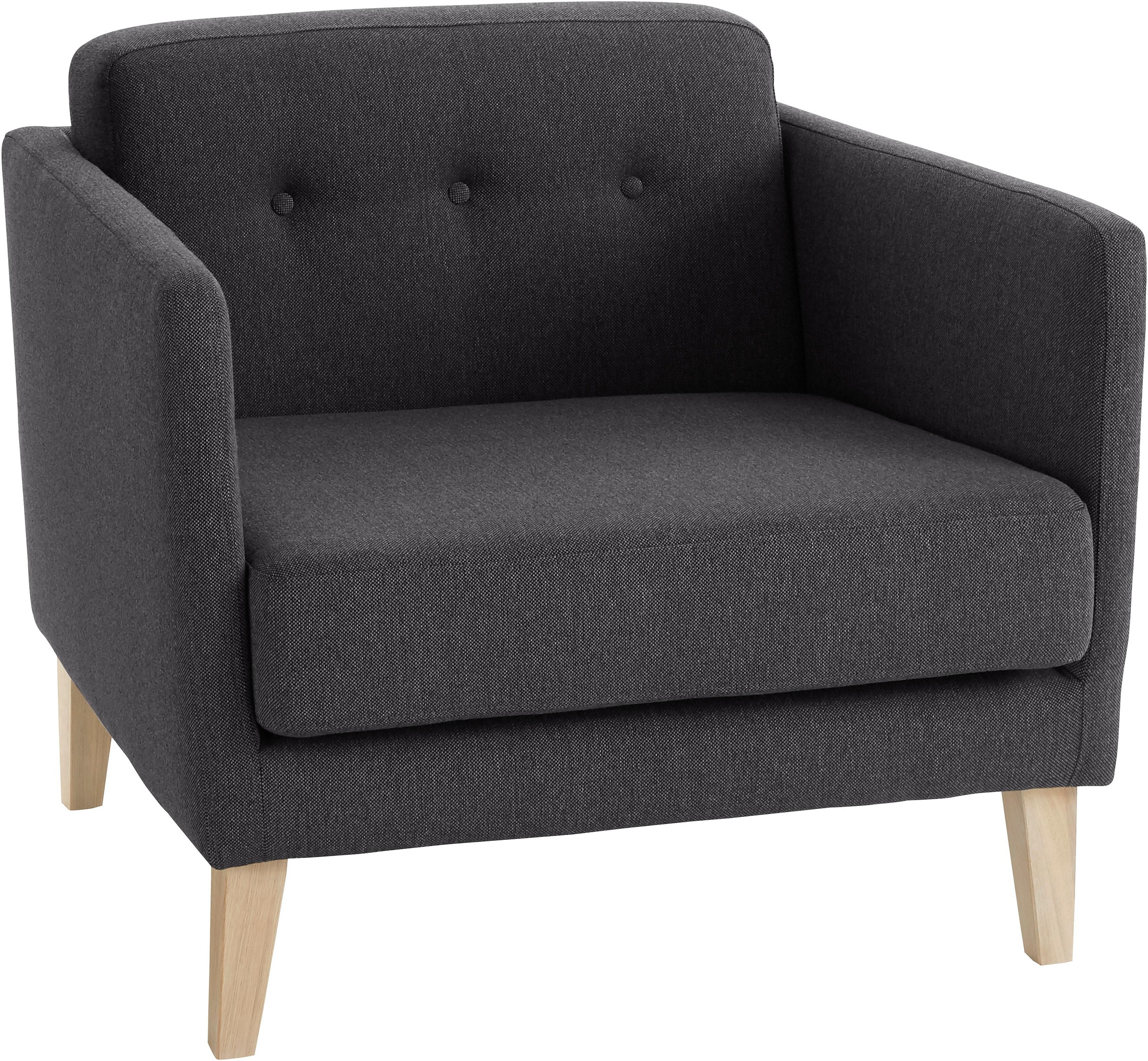 andas Sessel »Raadal« in skandinavischer Optik, mit Knopfheftung, Design by Morten Georgsen