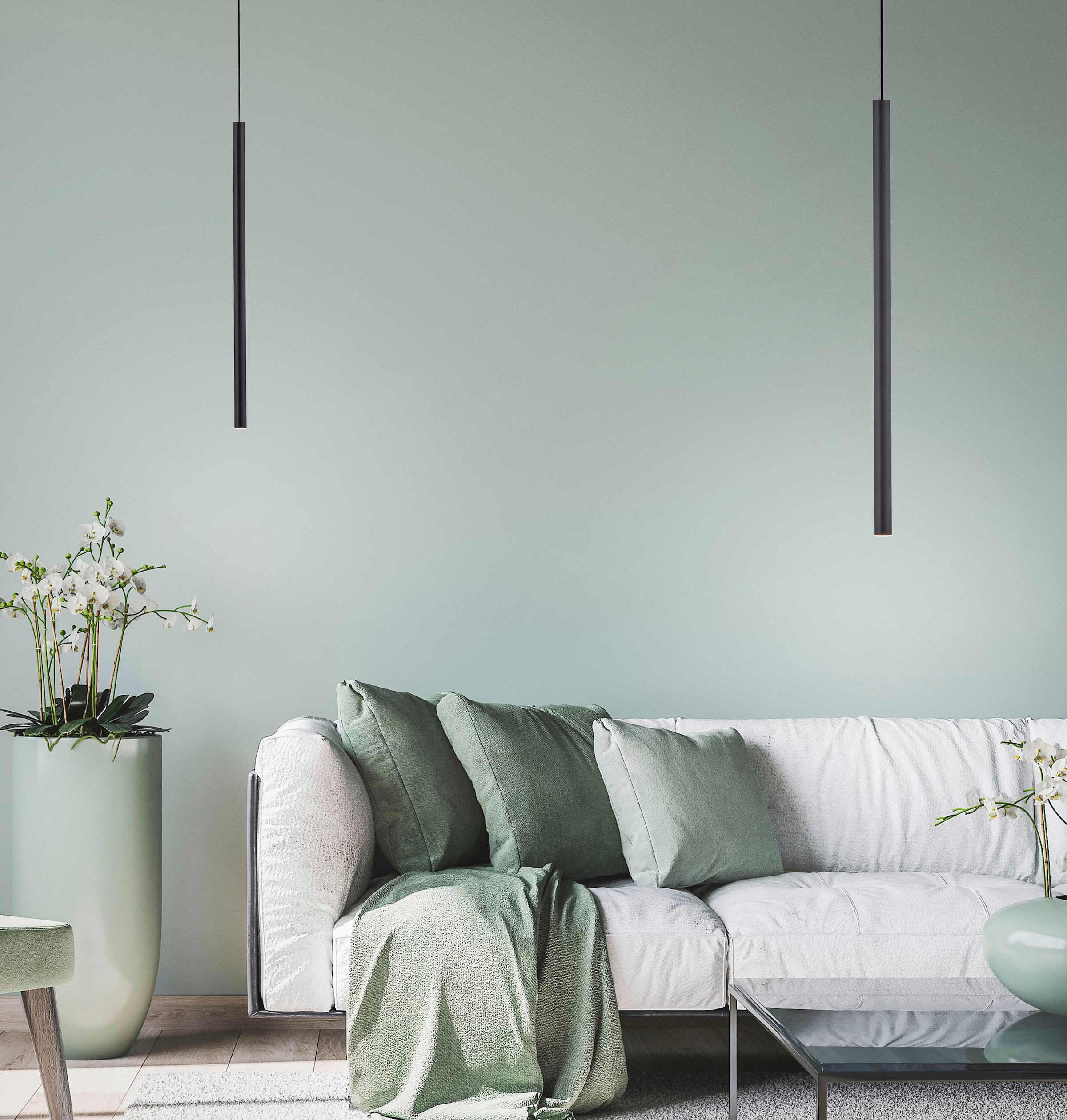 Paul Neuhaus Pendelleuchte »FLUTE« LED-Board 1 Stk. Warmweiß