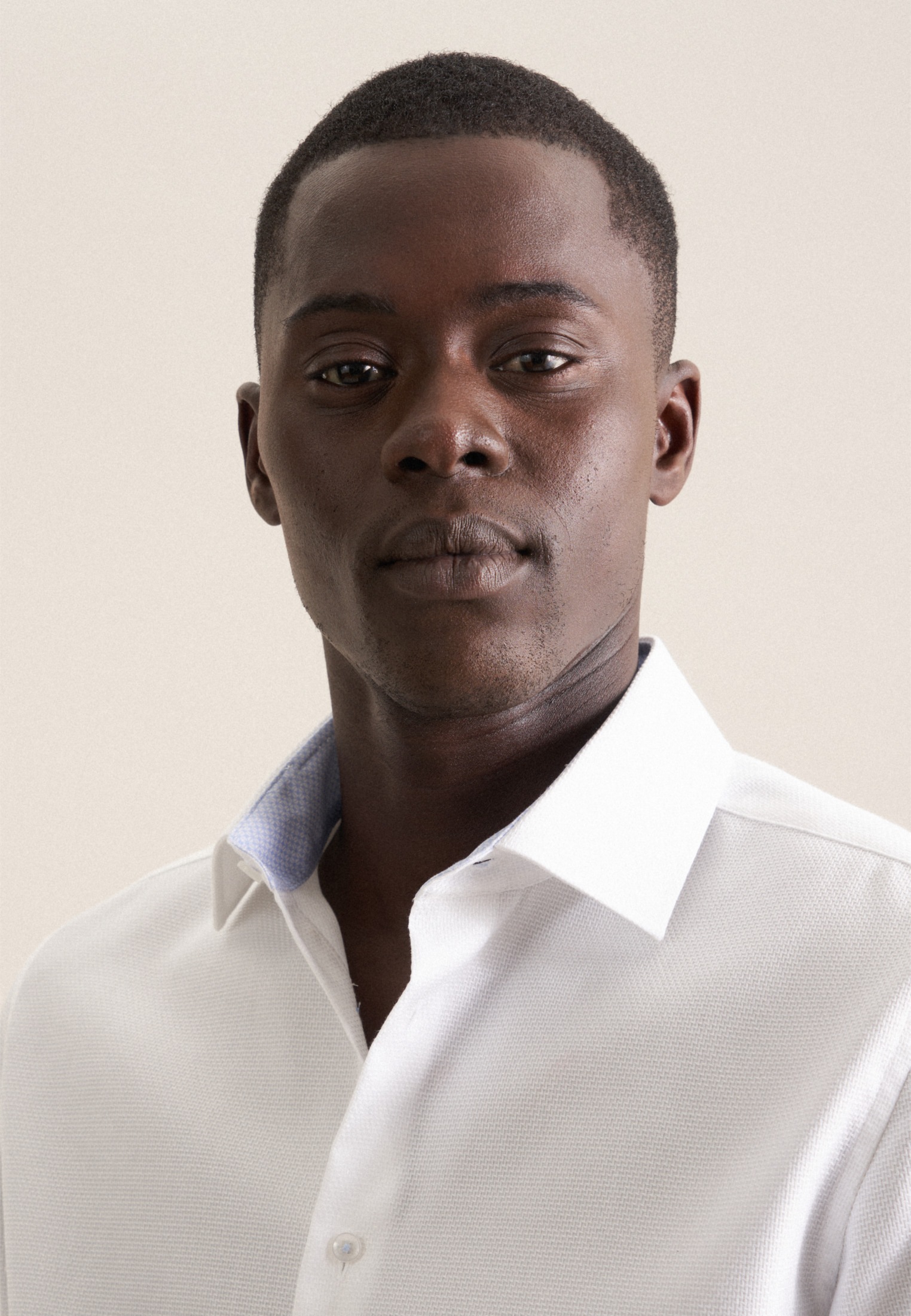 Thumbnail - seidensticker Businesshemd "Slim" Slim 1/1 Extra lang Kentkragen Kleinmuster