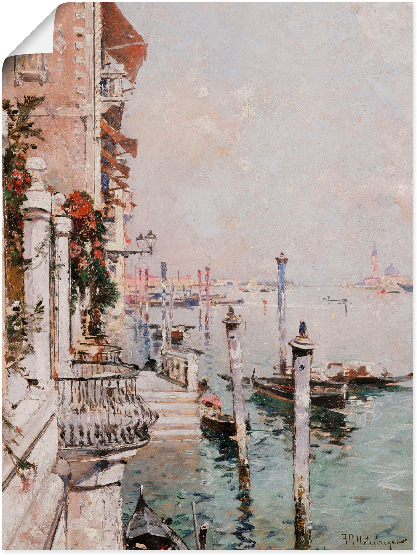 »Der Wandbild Wandaufkleber bestellen Canal Venedig.«, BAUR Grande, versch. Artland als oder (1 Größen in Poster | Italien, St.), Leinwandbild,