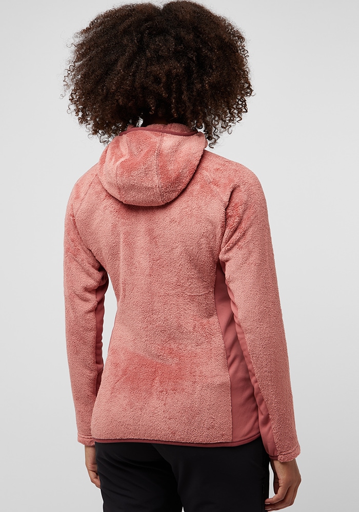 Jack Wolfskin Fleecejacke »ROTWAND HOODED FZ W«, mit Kapuze