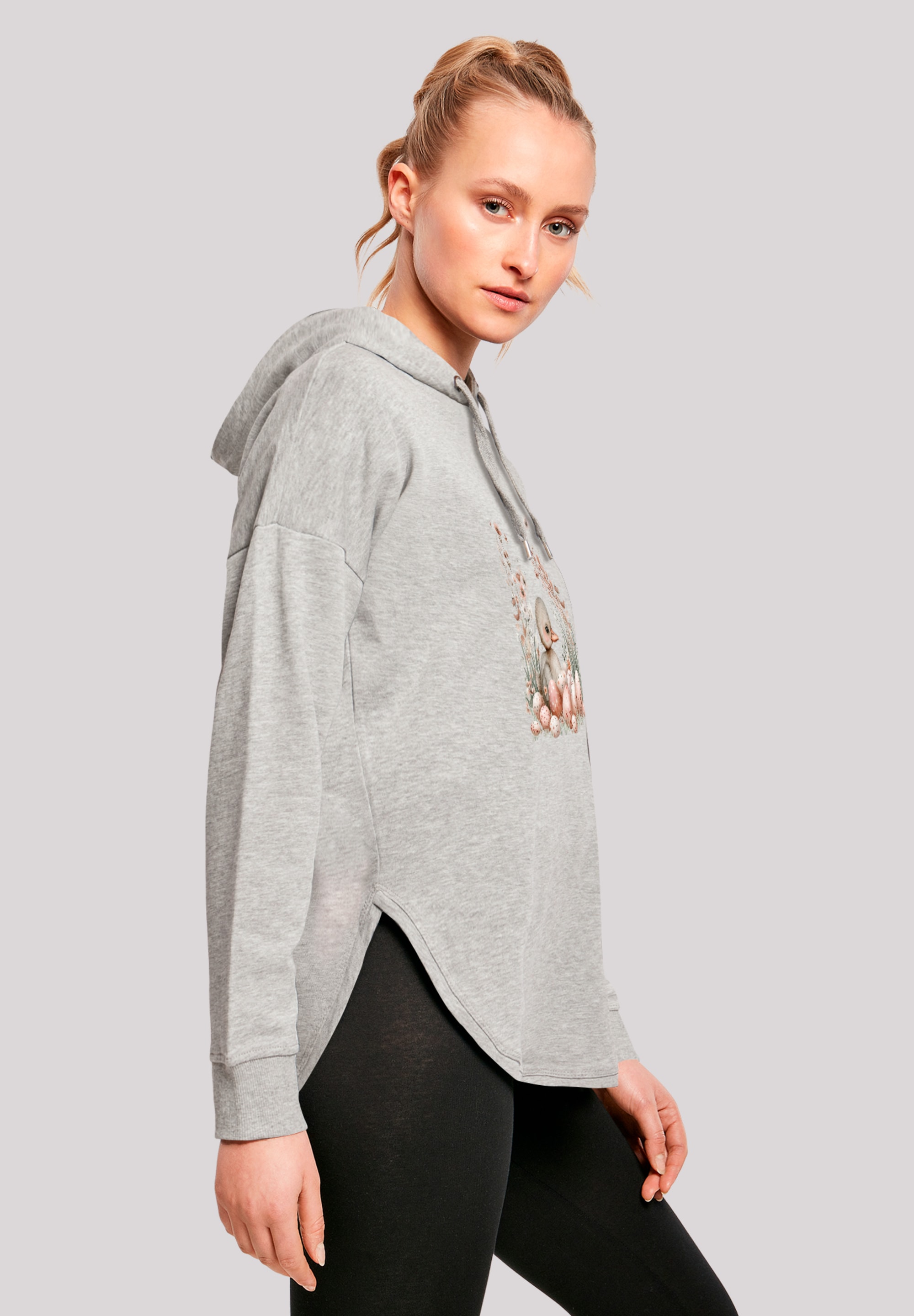 F4NT4STIC Kapuzenpullover »Ente Ostereier Blumen Küken«, Premium Qualität
