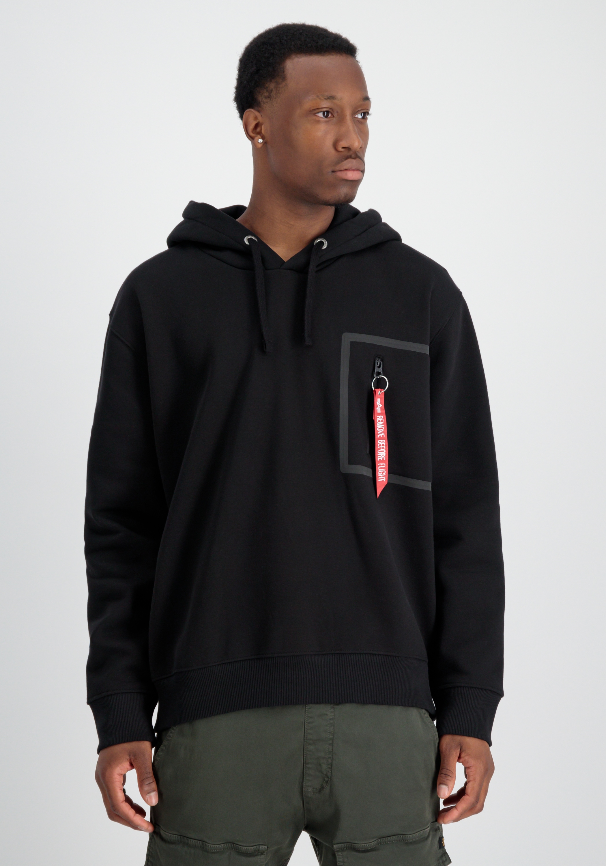 Alpha Industries Hoodie "Alpha Industries Men - Hoodies Taped Pocket Hoodie"