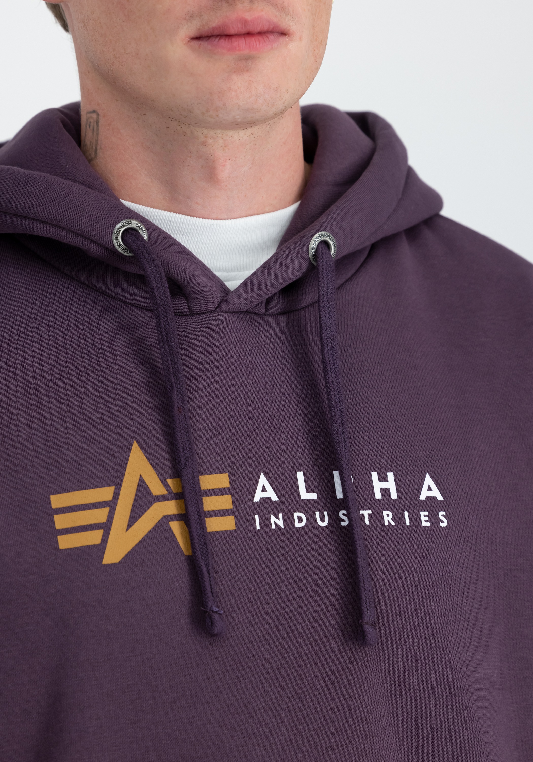 Alpha Industries Hoodie »Alpha Label Hoodie Kapuzensweatshirt«