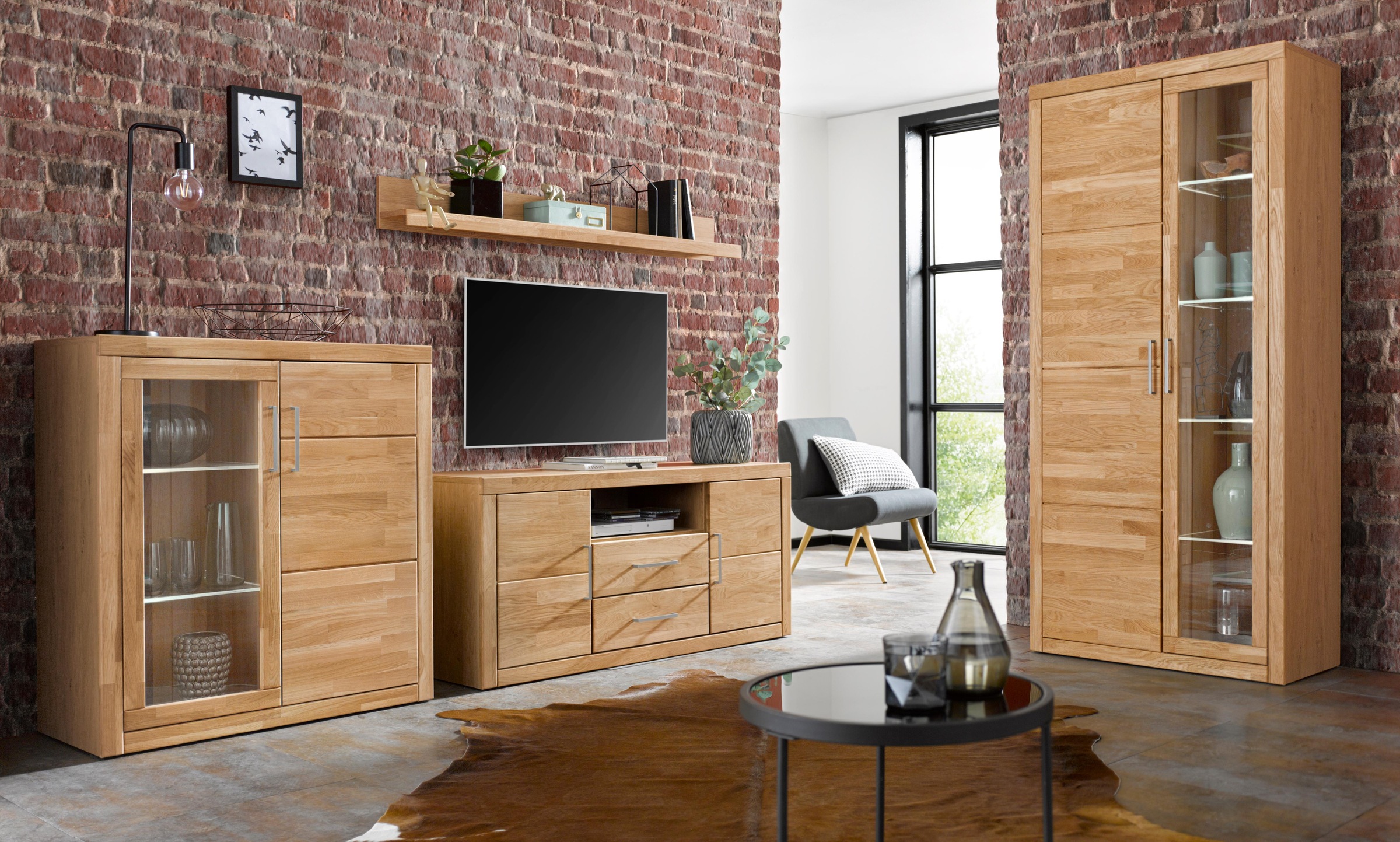 OTTO home Wohnwand "Logo" Set, 4 Stk. tlg. günstig online kaufen