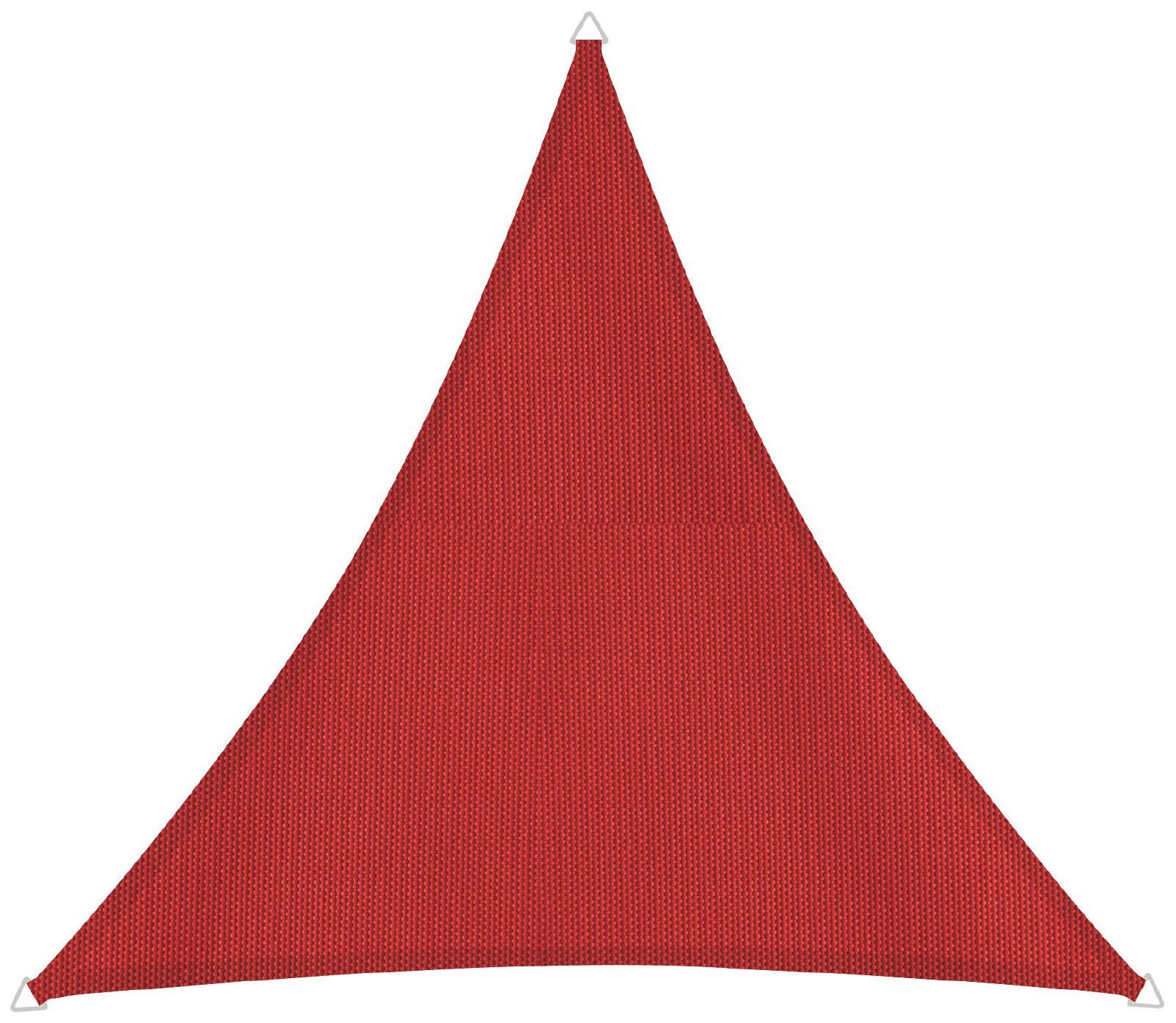 Windhager Sonnensegel "Capri Dreieck", 5x5x5m, rot